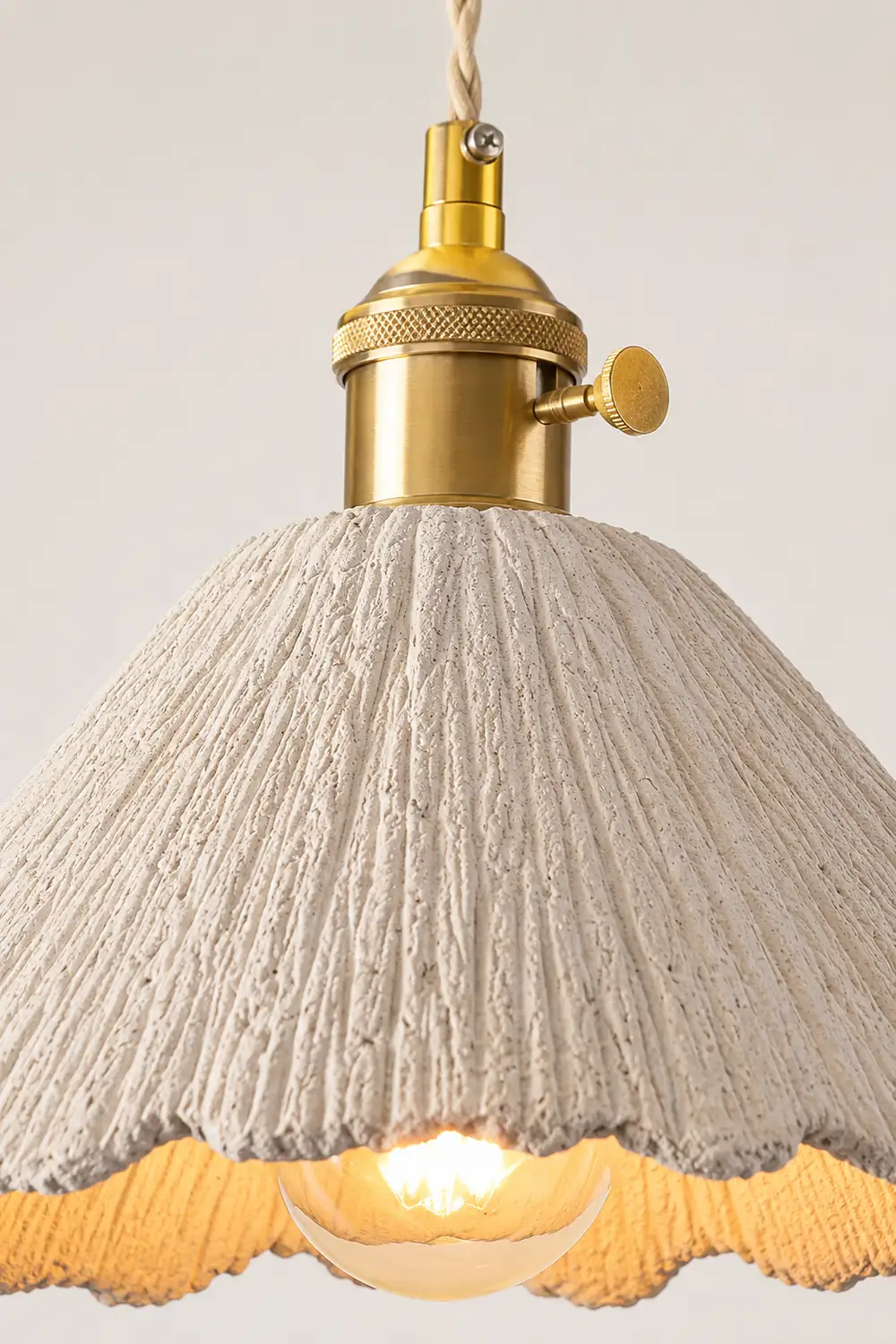 Microcement Pendant Lamp - Lumpaz