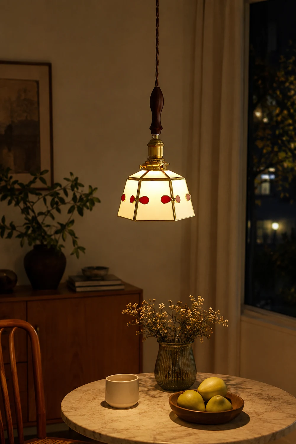 Stained Glass Pendant Lamp - Lumpaz