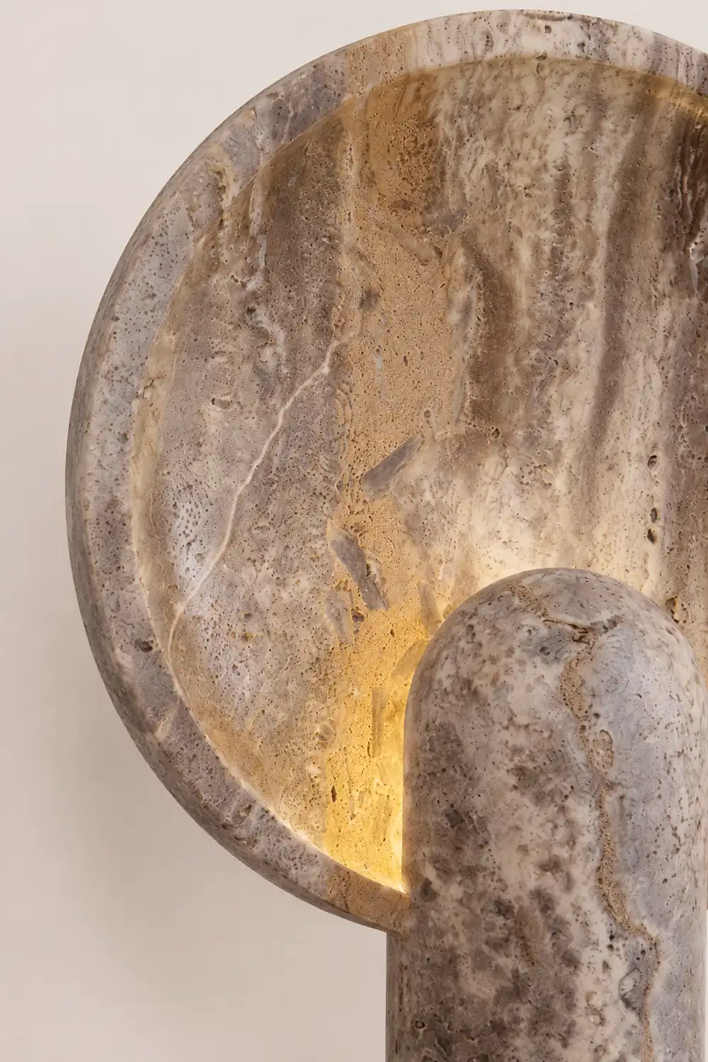 Eclipse Stone Table Lamp - Lumpaz
