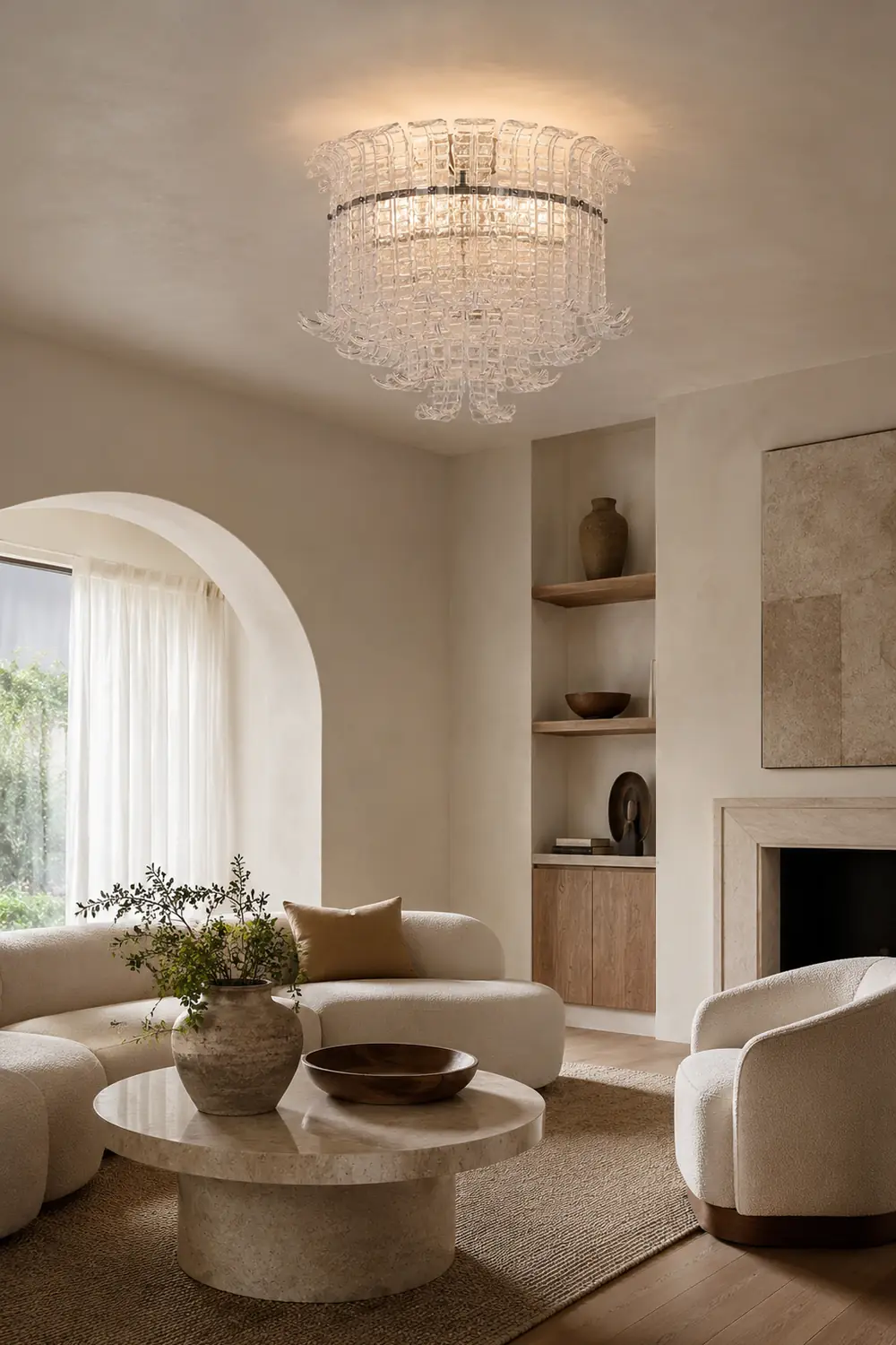 Calista Murano Glass Ceiling Lamp - Lumpaz