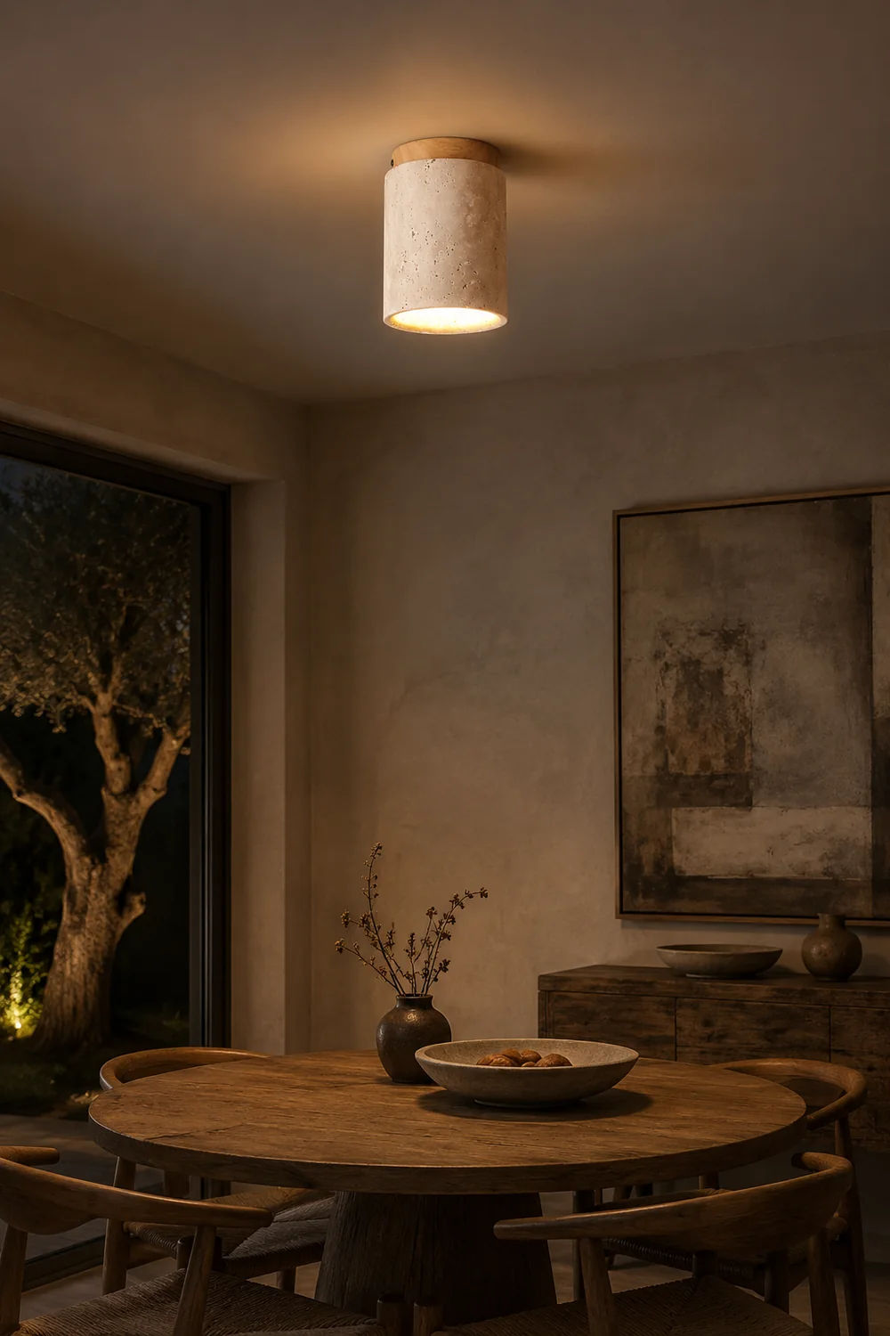 Terra Cylinder Ceiling Light - Lumpaz