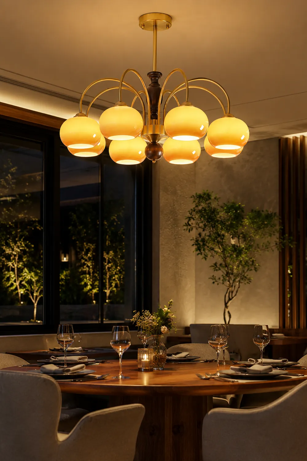 Amberly Arch Chandelier - Lumpaz