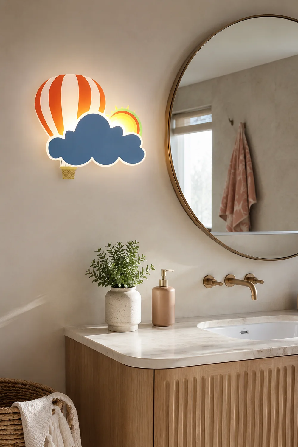 Hot Air Balloon Wall Lamp - Lumpaz