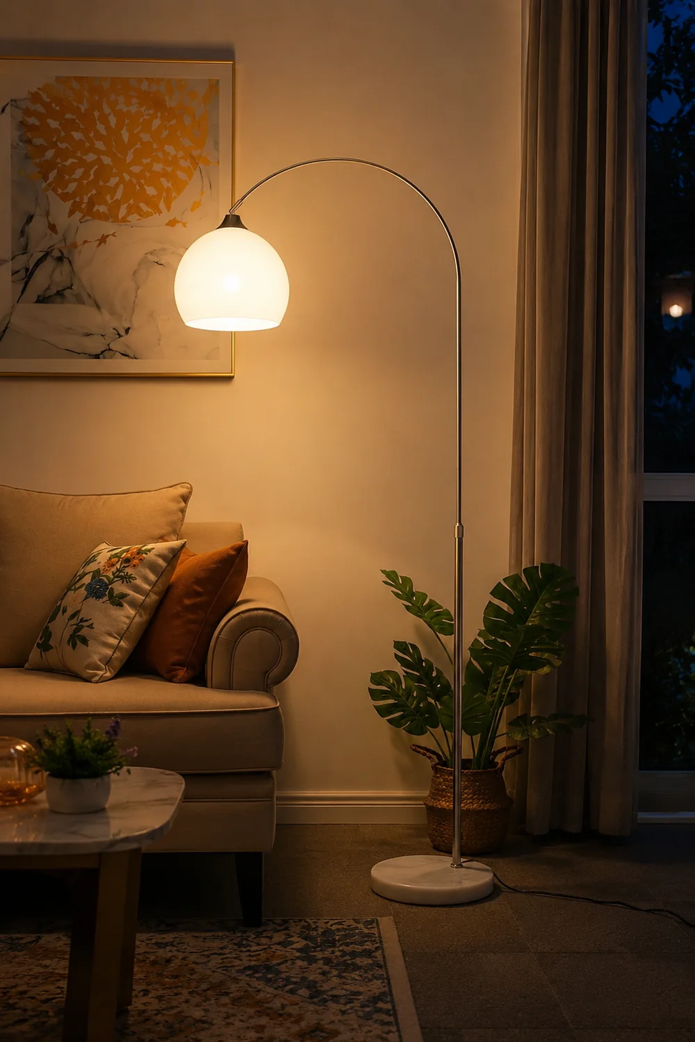 Orla Arch Floor Lamp - Lumpaz