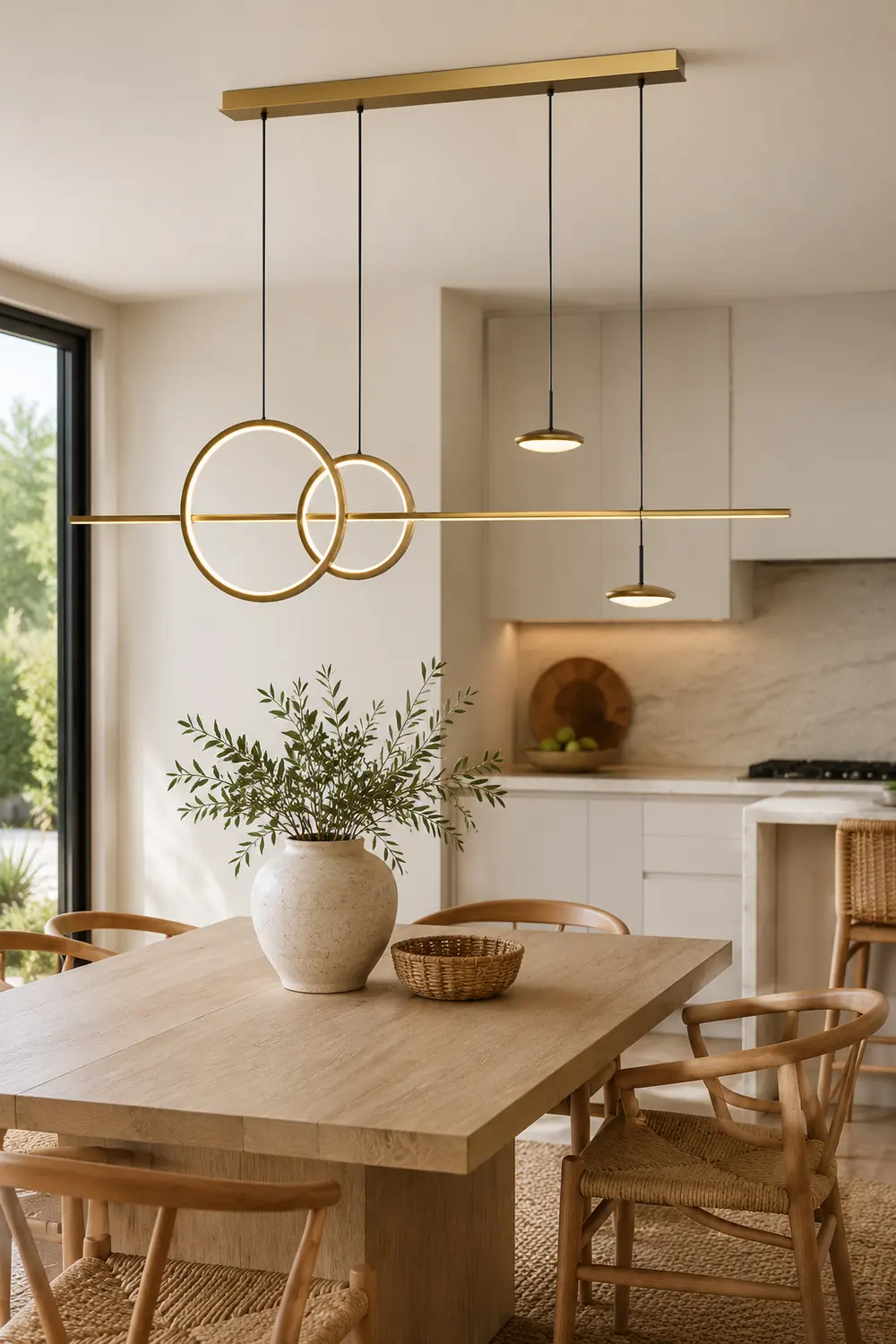 Modern Geometric Shape Chandelier - Lumpaz
