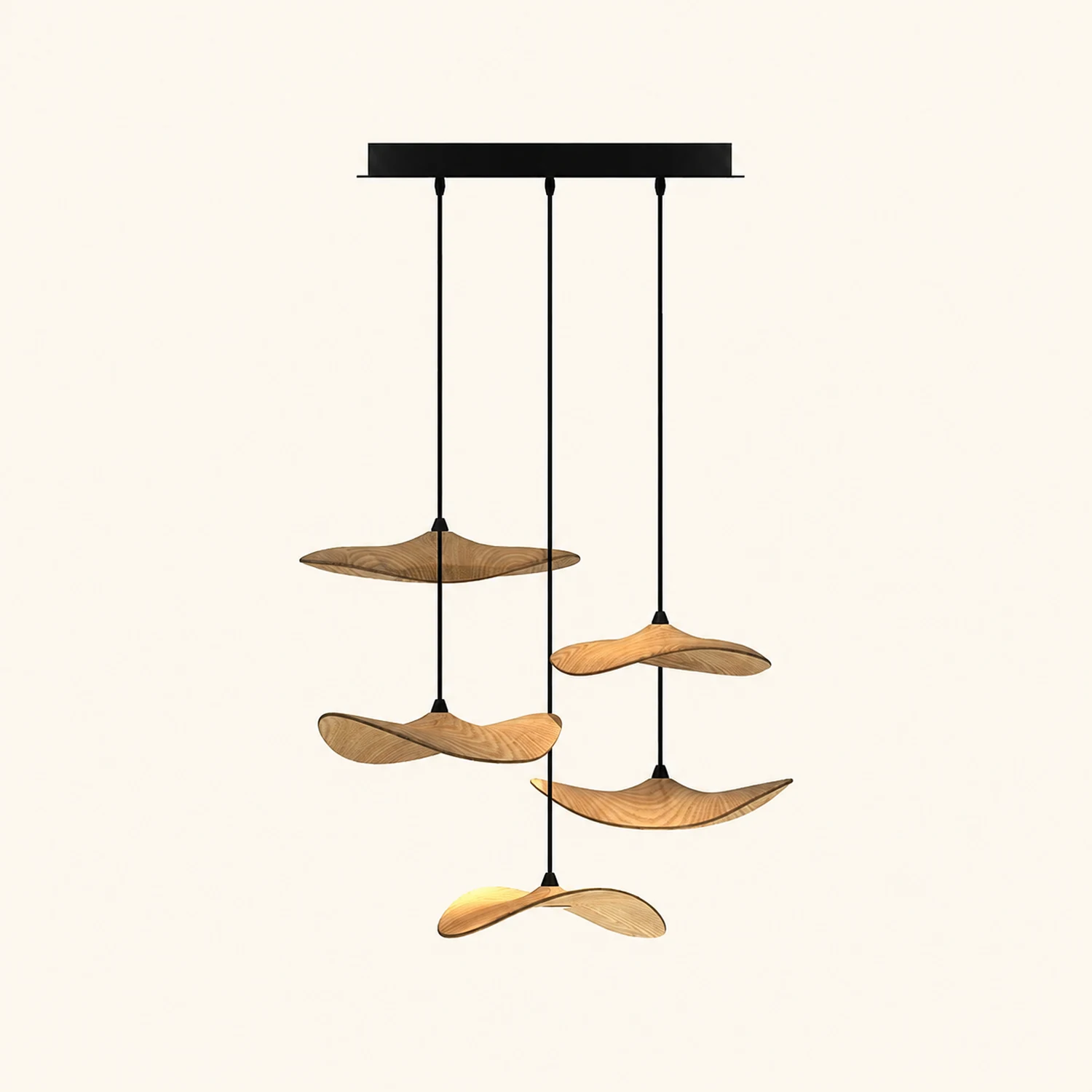Empty Leaf Chandelier - Lumpaz