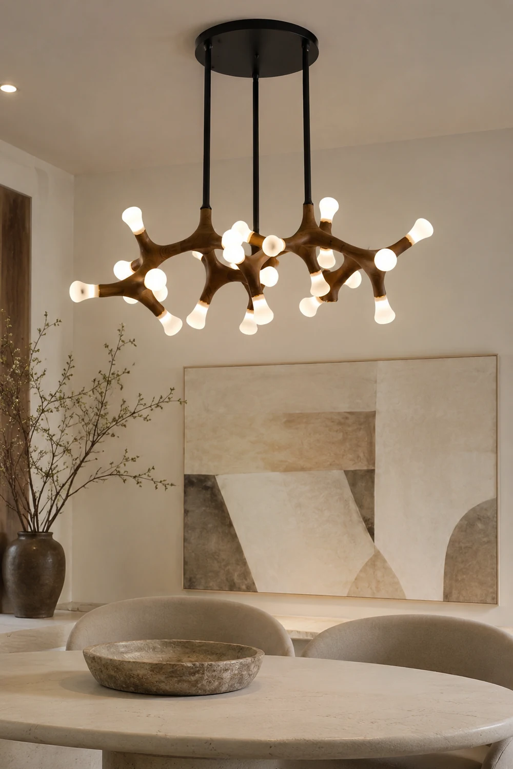 Flower Bone Chandelier - Lumpaz