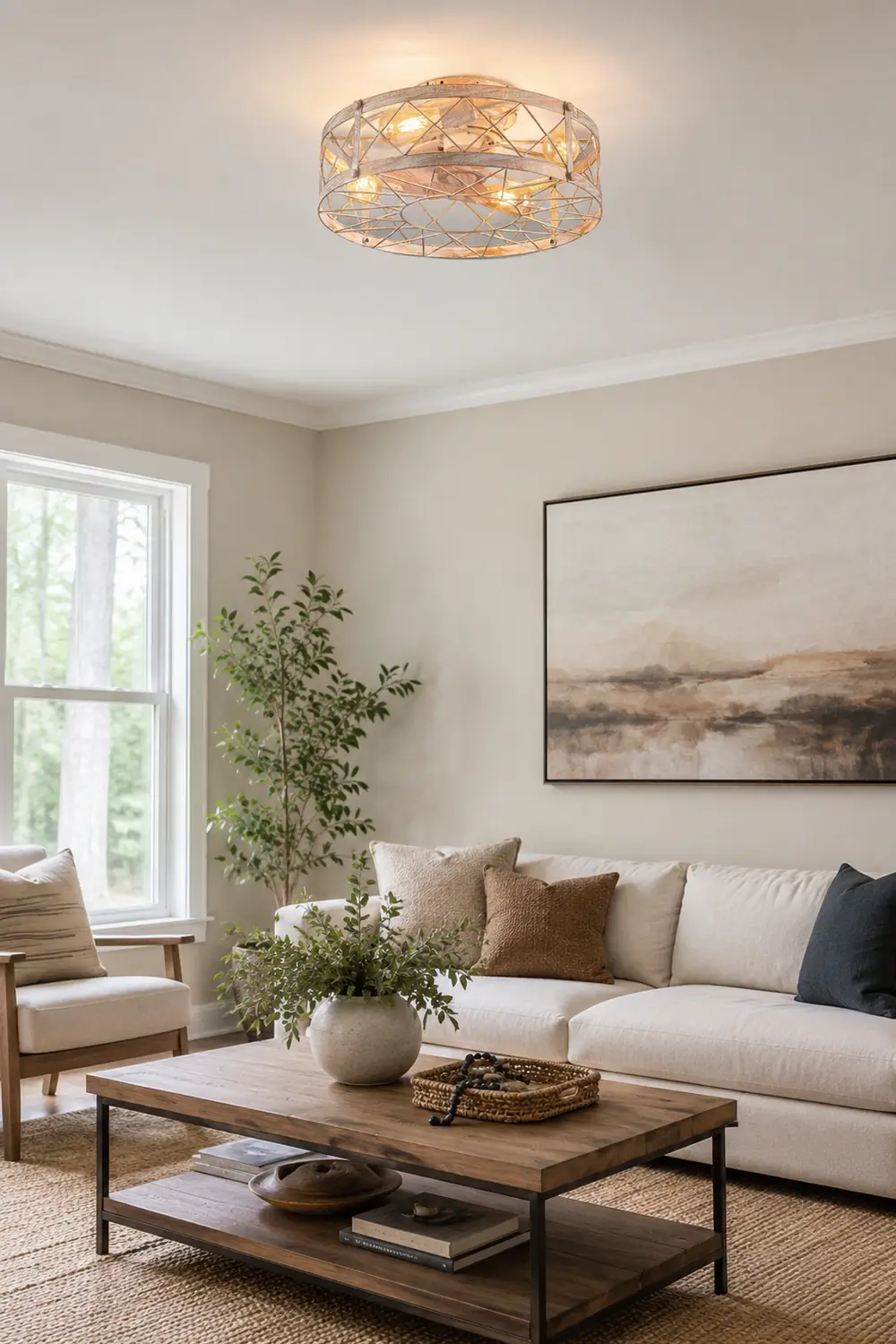 Davian With Remote Ceiling Fan Lamp - Lumpaz