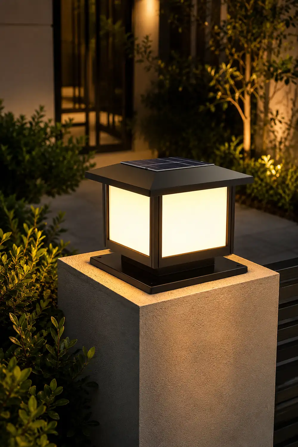 Cassian Solar Post Outdoor Light - Lumpaz