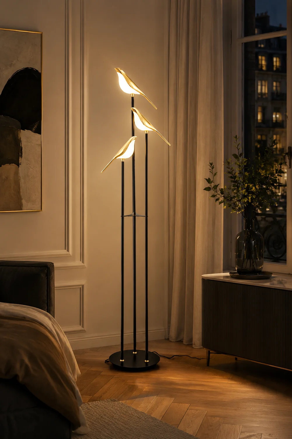 Magpie Perch Floor Lamp - Lumpaz