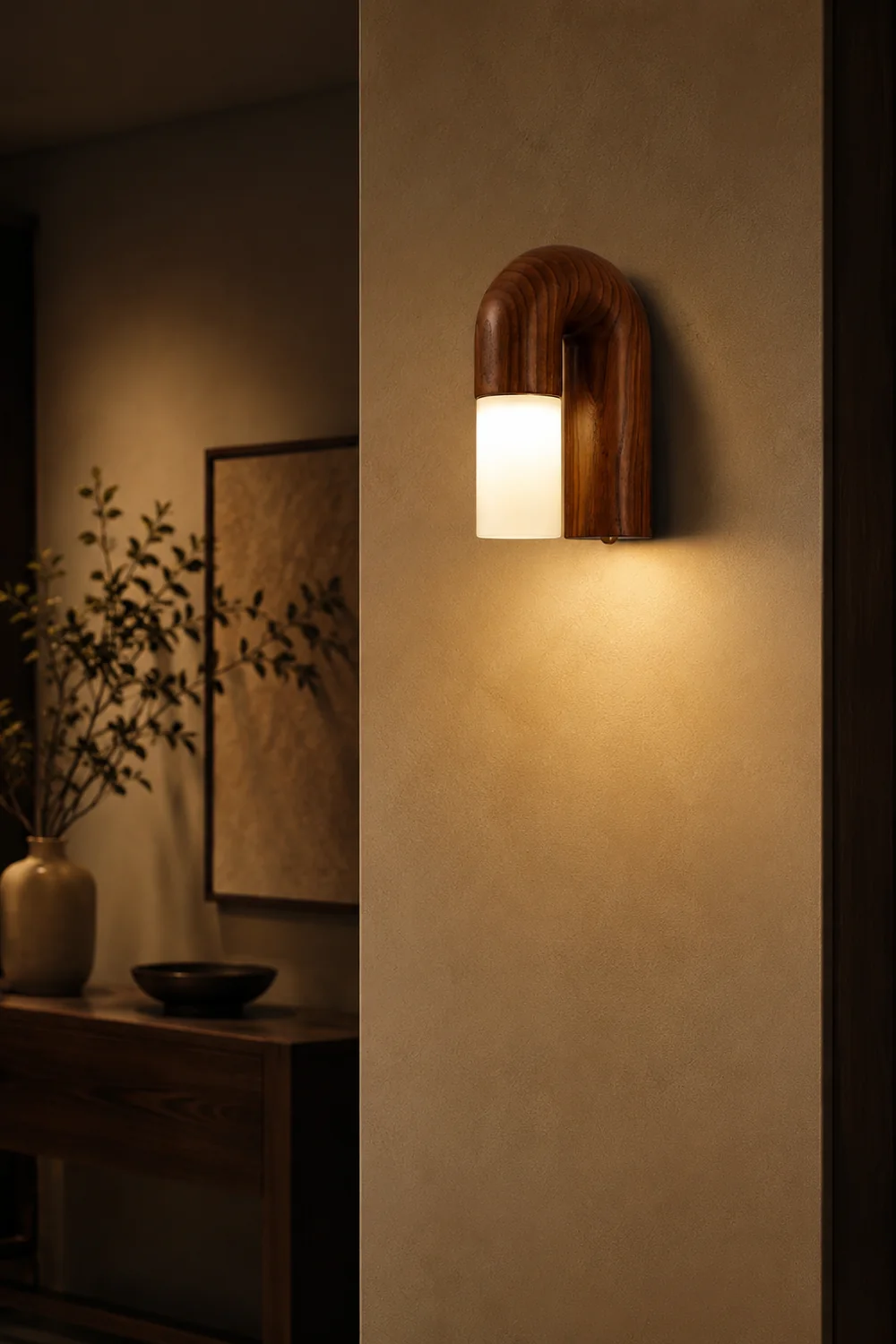 Arcus Wood Wall Lamp - Lumpaz