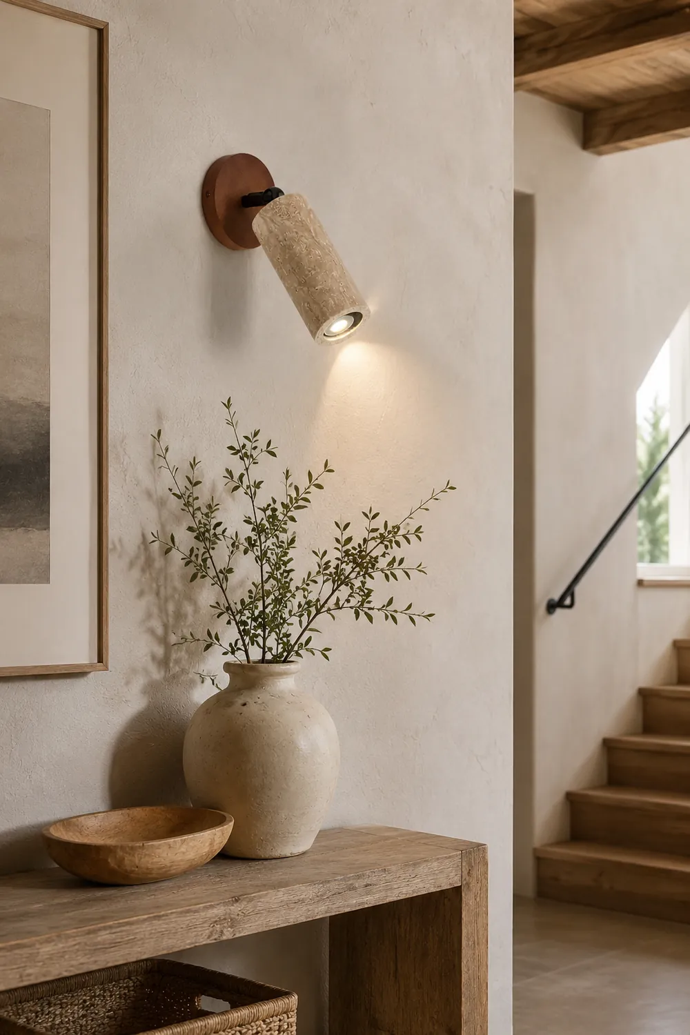 Versa Stone Adjustable Wall Light - Lumpaz