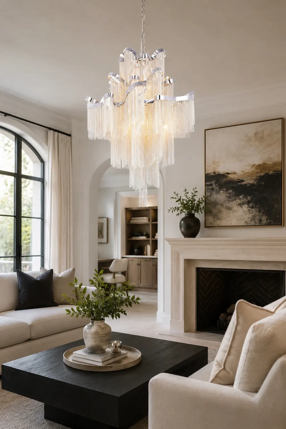 Fringe Chandelier - Lumpaz