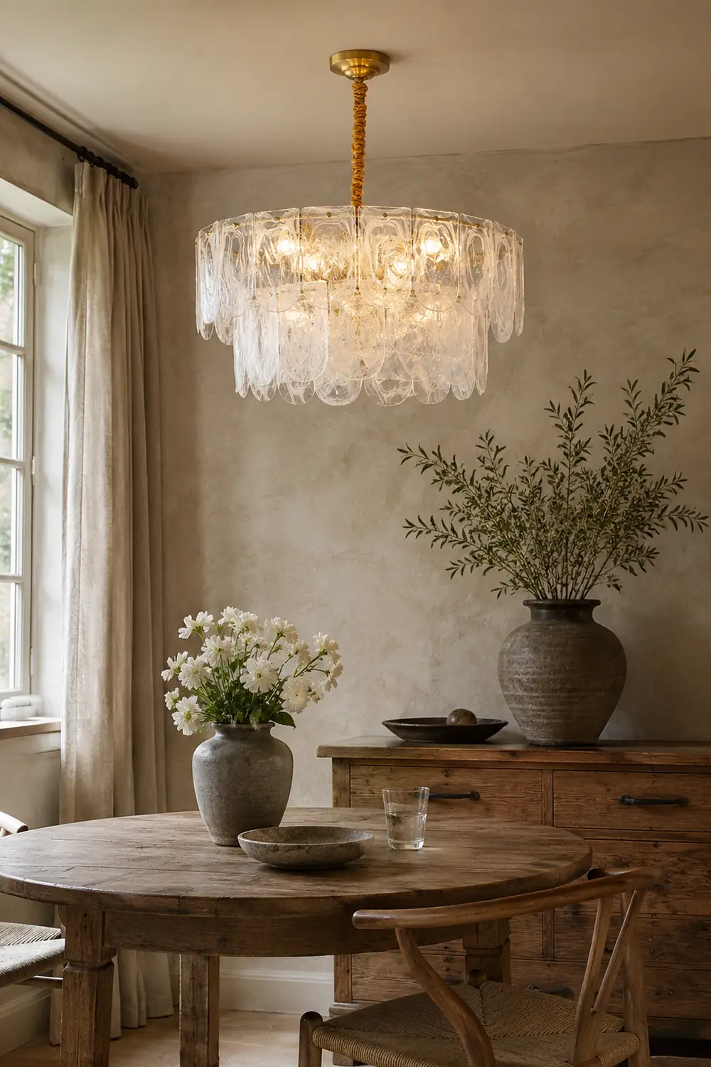 Nason Brass Chandelier - Lumpaz