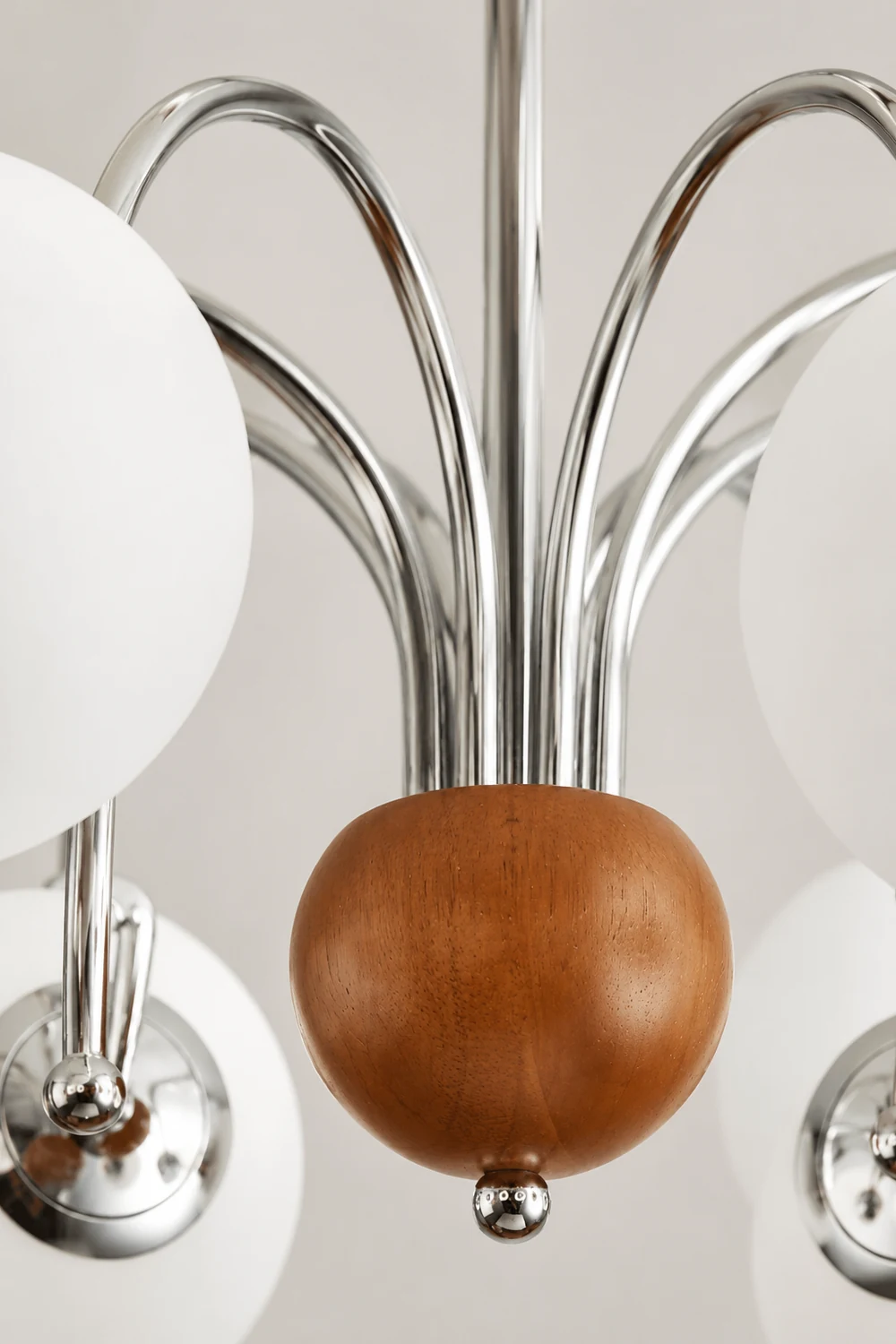 Polpgne Chrome Chandelier - Lumpaz