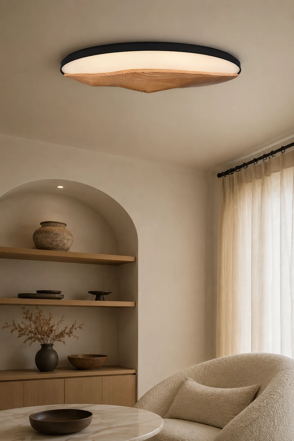 Half-Mountain Ceiling Lamp - Lumpaz