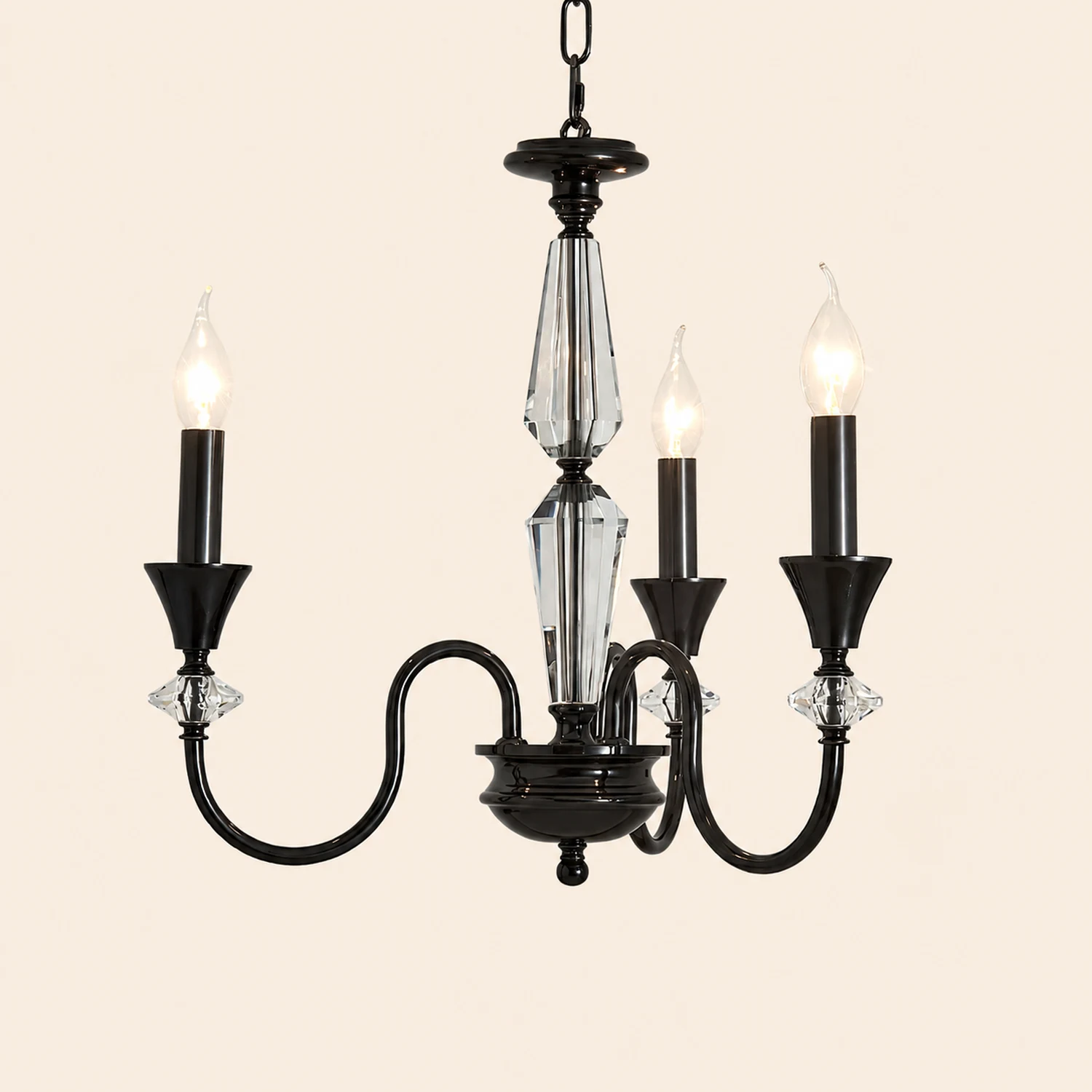 Noir Candelabra Chandelier - Lumpaz