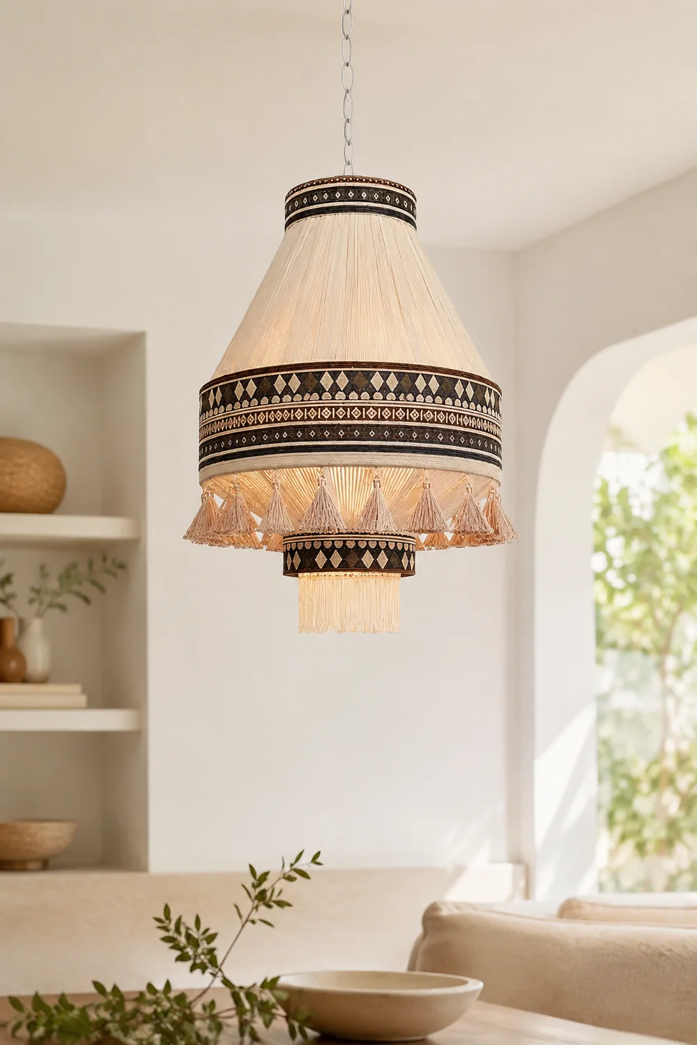 Bohemian Fringe Pendant Lamp - Lumpaz