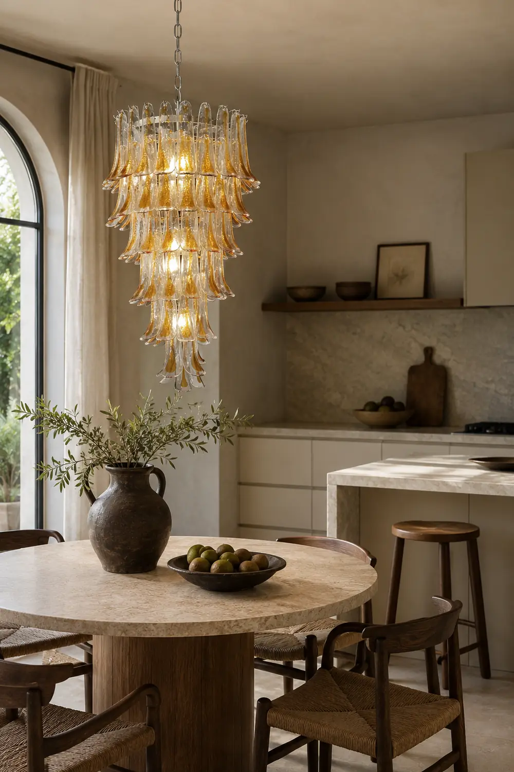 Marigold Murano Chandelier - Lumpaz