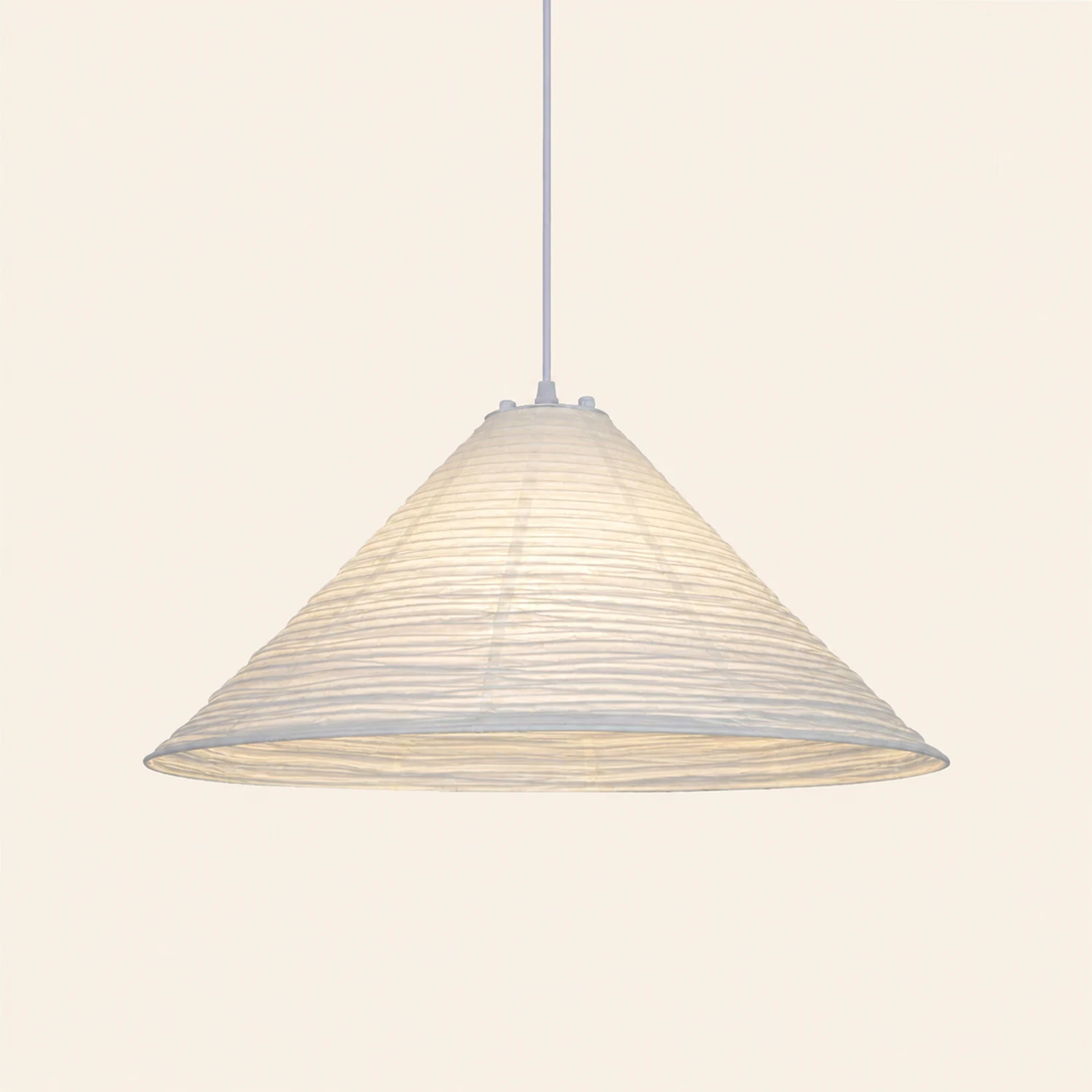 Cone Washi Pendant Light - Lumpaz