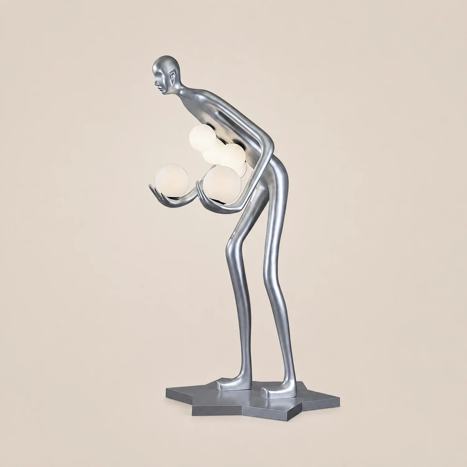 Celestial Guardian Sculpture Floor Lamp - Lumpaz
