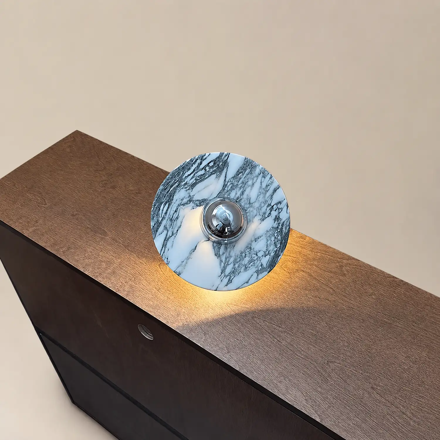 Messier Marble Rechargeable Wall Lamp - Lumpaz