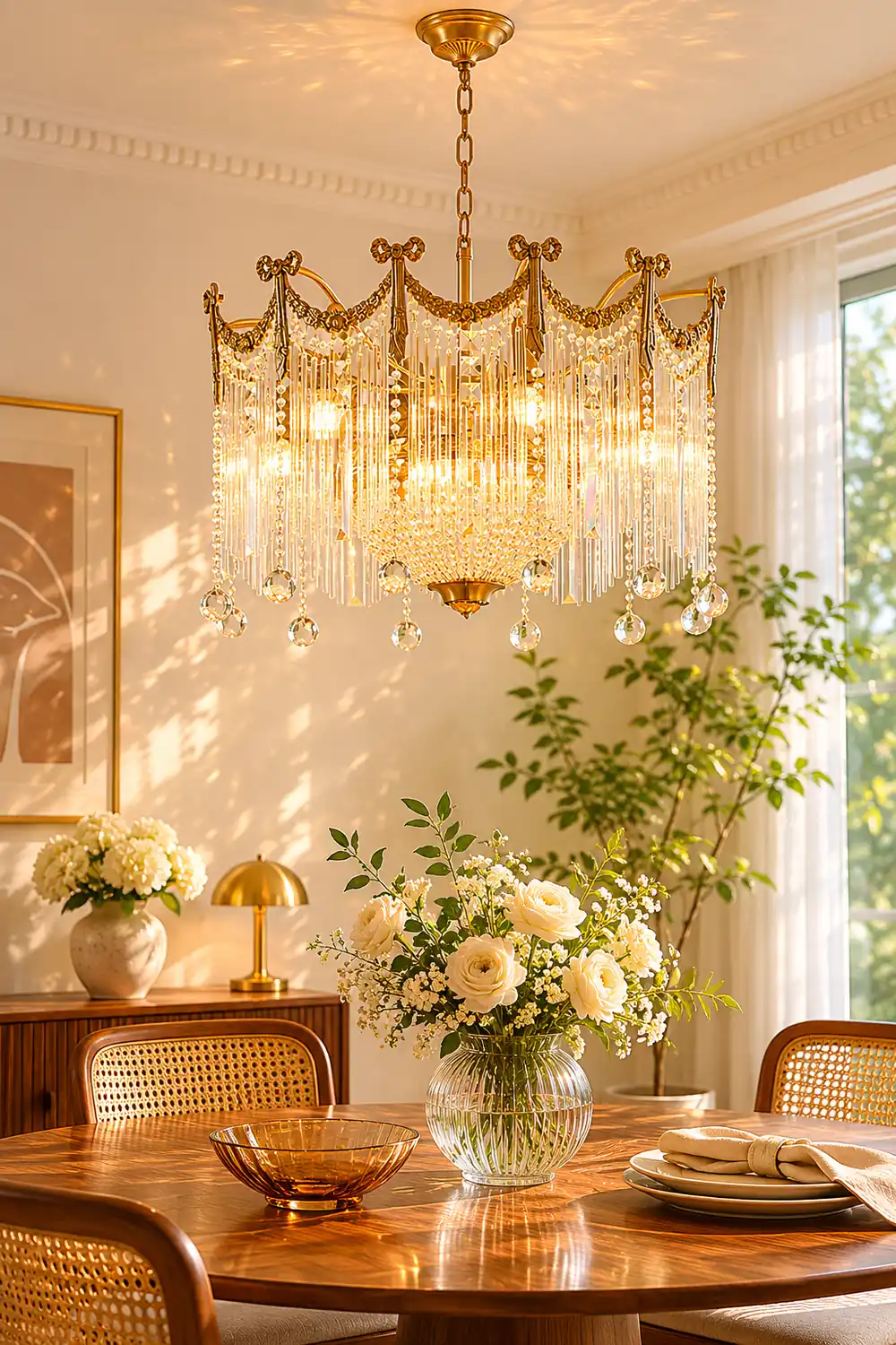 Evangeline Crystal Chandelier - Lumpaz