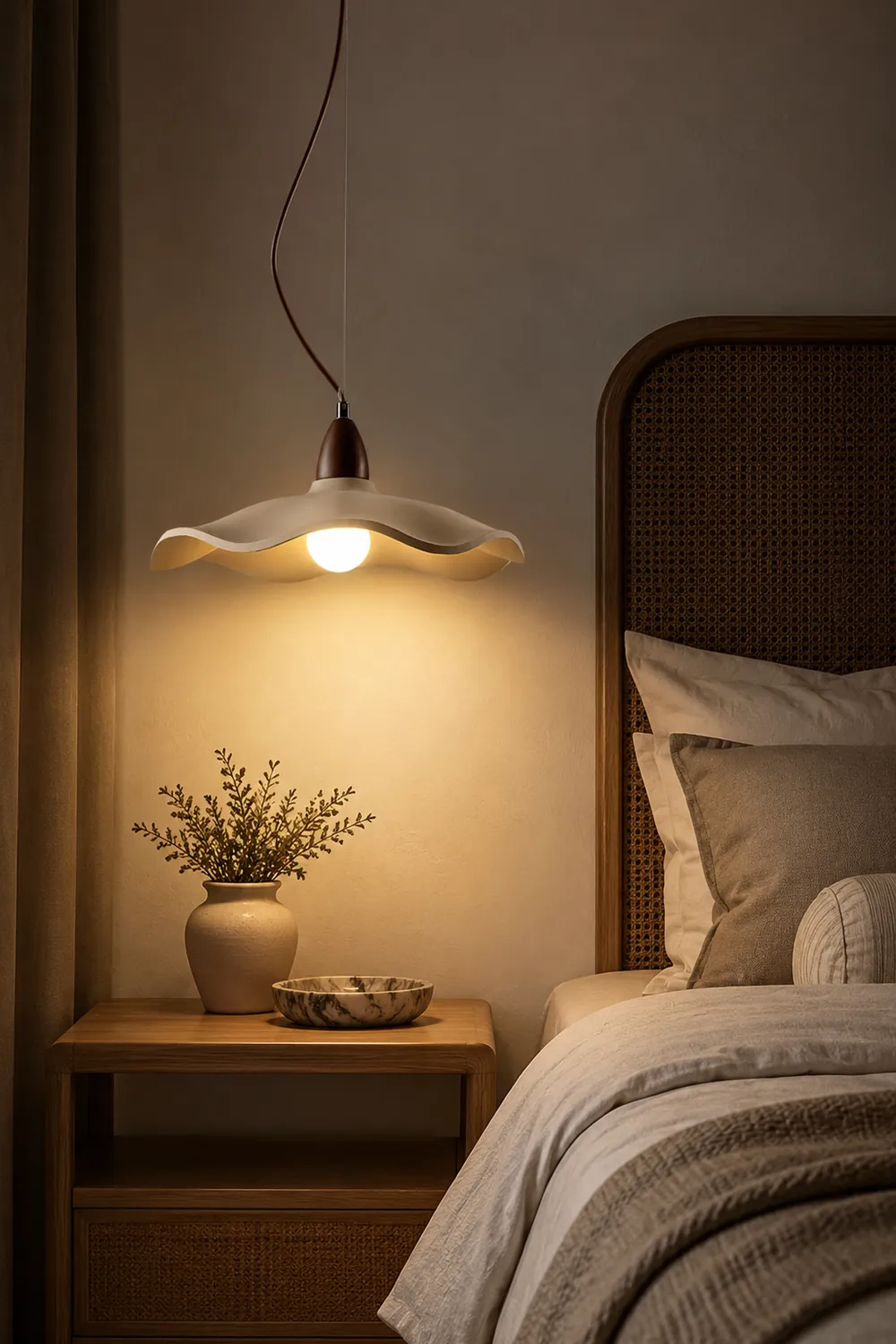 Cement Wave Pendant Light - Lumpaz