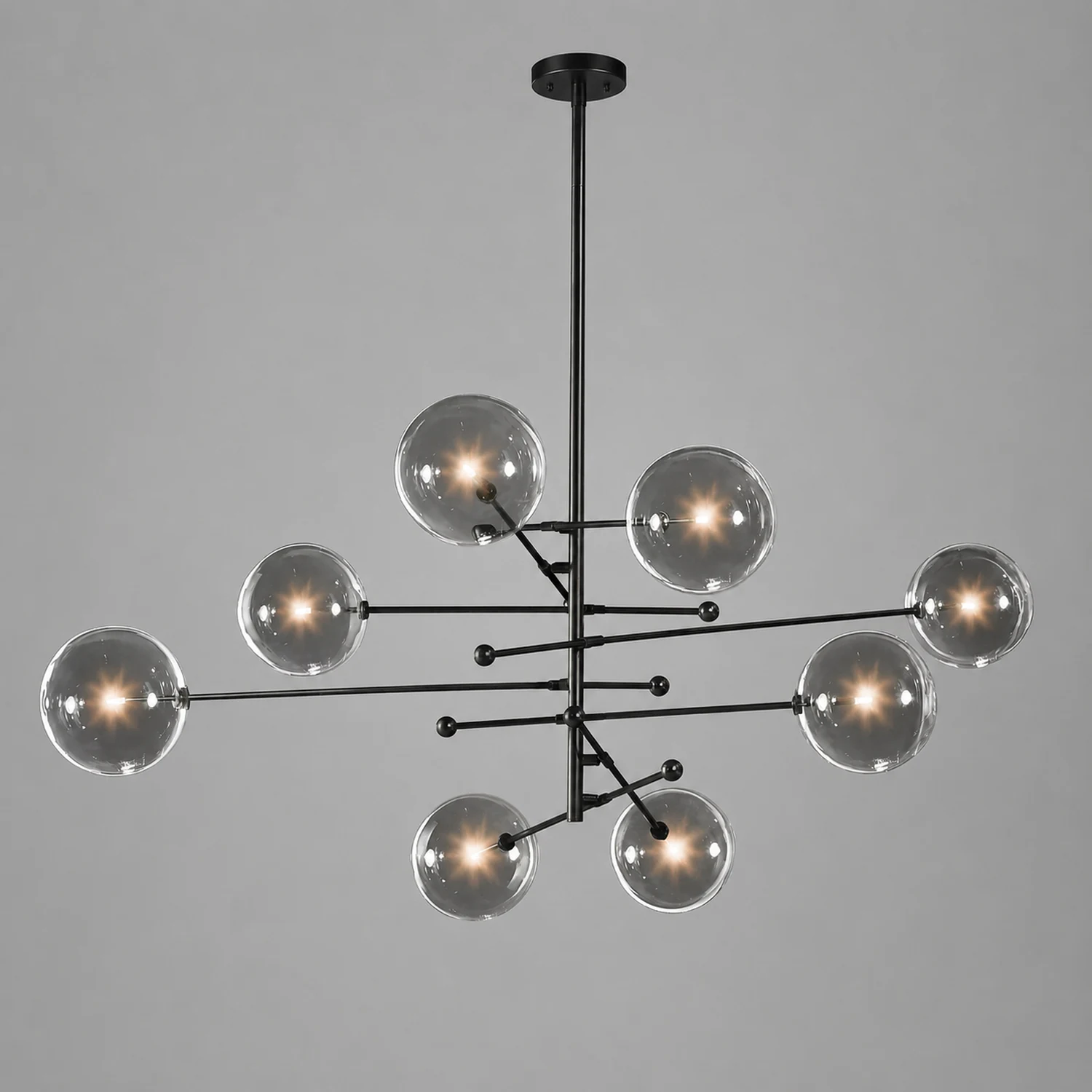 Glass Globe Mobile Chandelier - Lumpaz