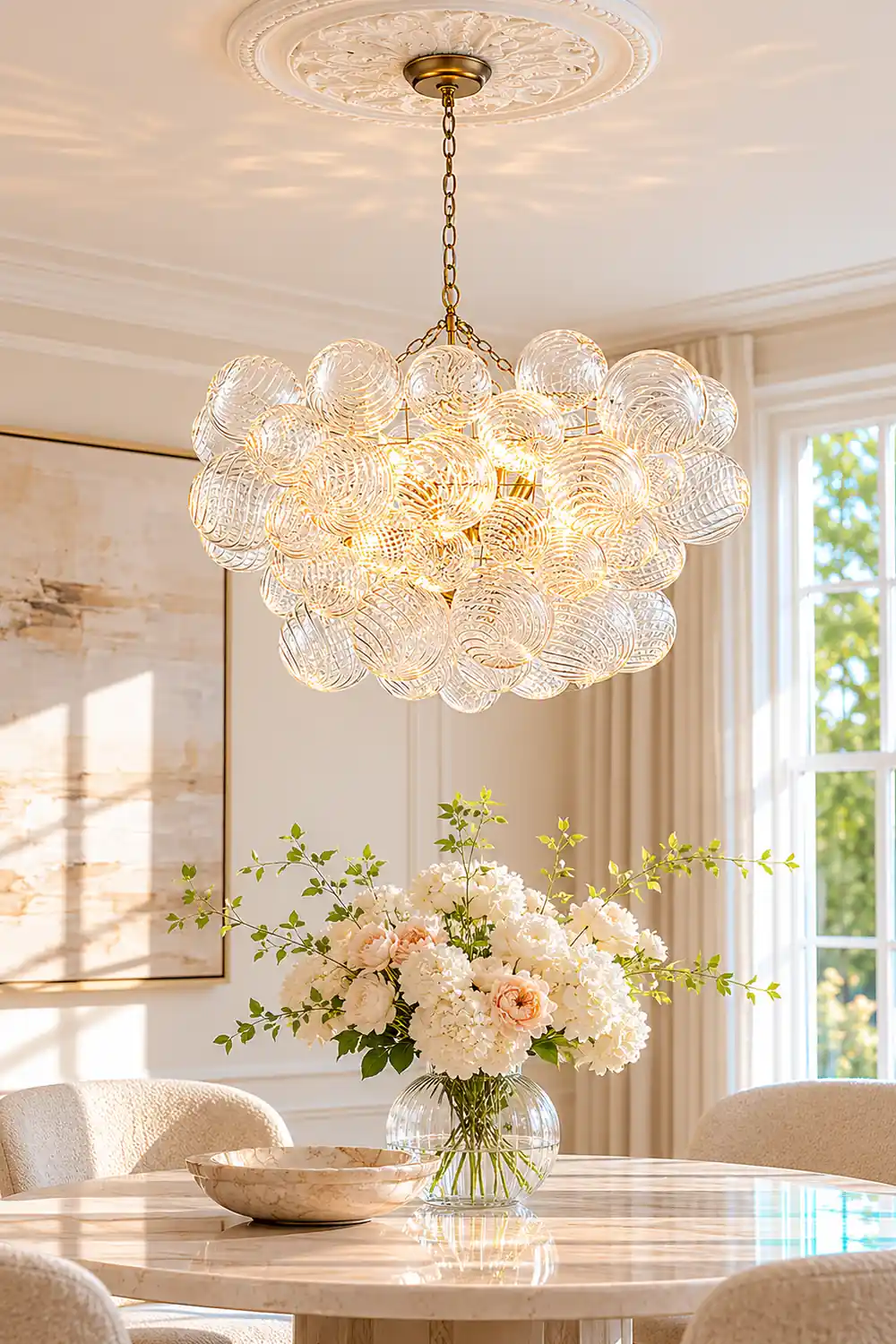Glass Ball Bubbles Chandelier - Lumpaz