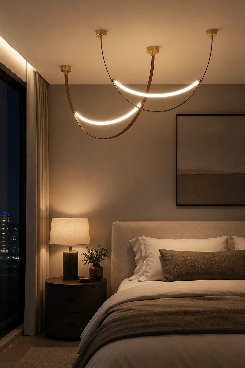 Leather Pendant Light - Lumpaz
