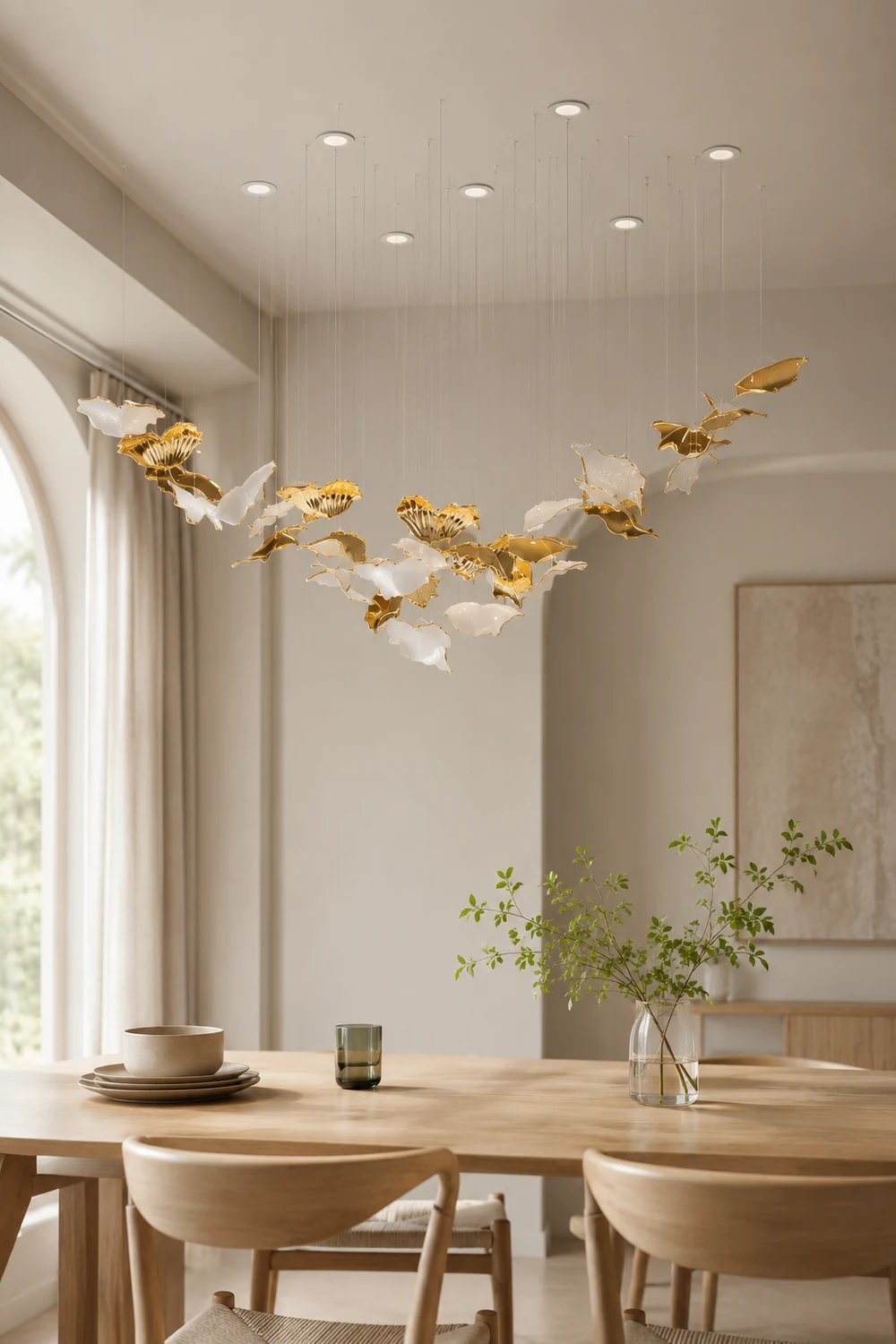 Ginkgo Tree Chandelier - Lumpaz