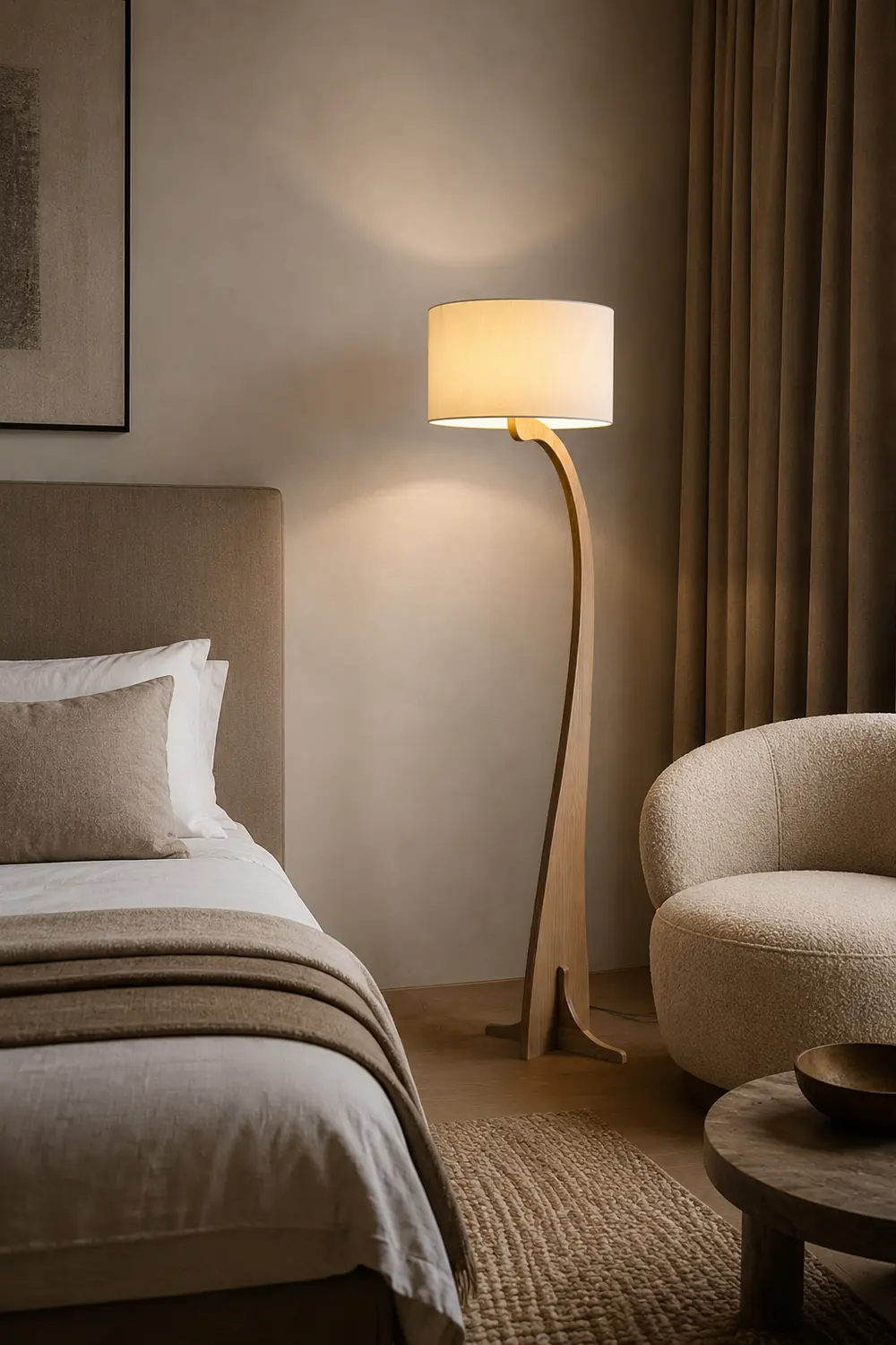 Bow Curve Floor Lamp - Lumpaz
