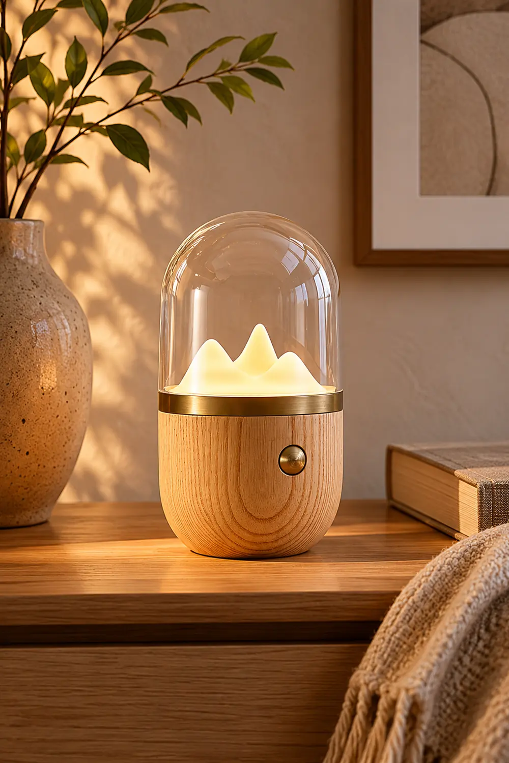 Mountain Peak Night Table Lamp - Lumpaz