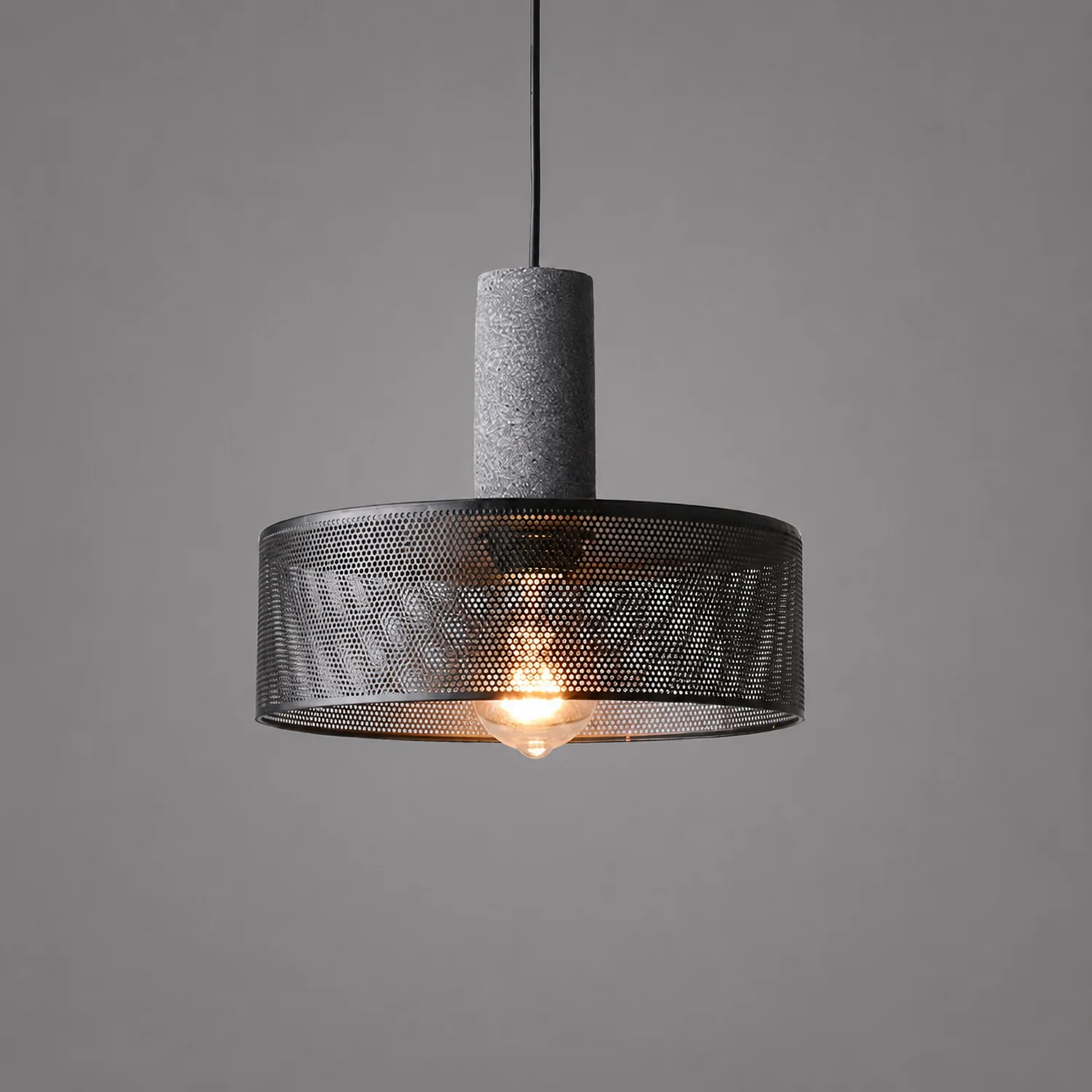 Cement Mesh Pendant Light - Lumpaz