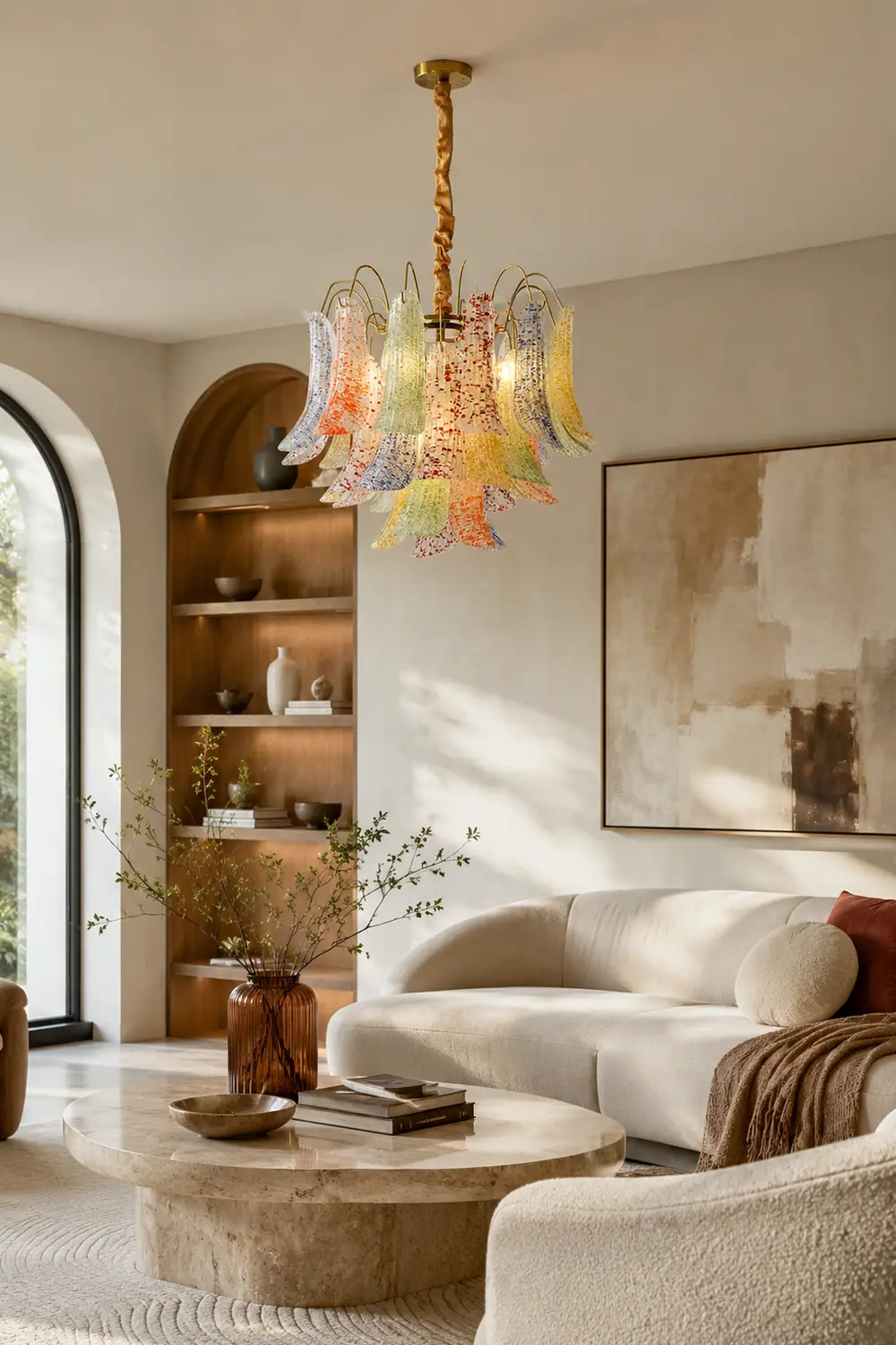Mazzega Murano Glass Chandelier - Lumpaz