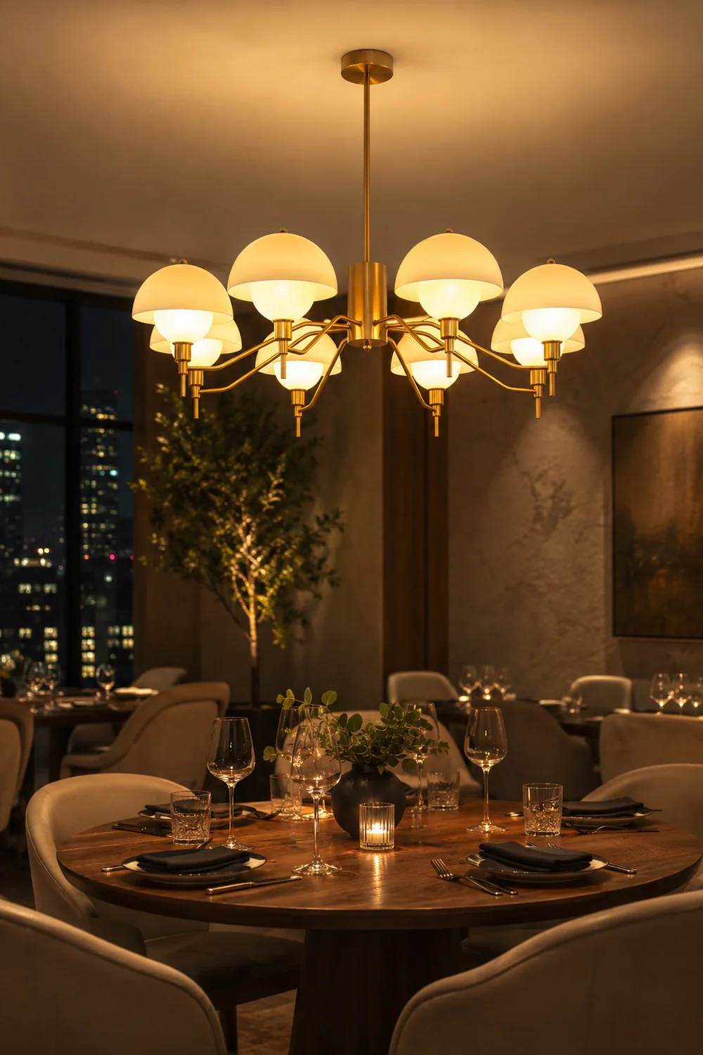 Anchored Orb Chandelier - Lumpaz
