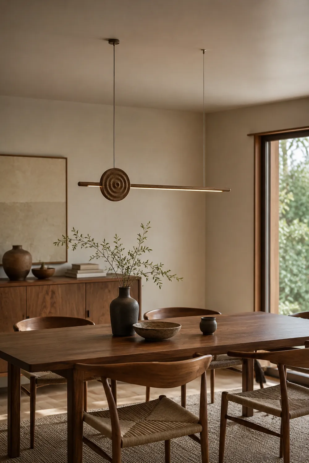 Erhu Wood Chandelier - Lumpaz