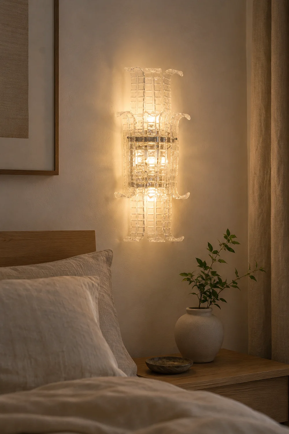 Aveline Murano Glass Wall Sconce - Lumpaz