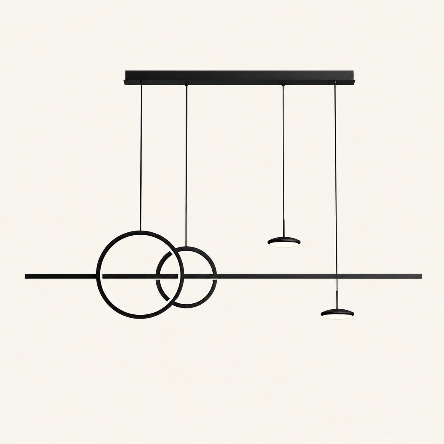 Modern Geometric Shape Chandelier - Lumpaz