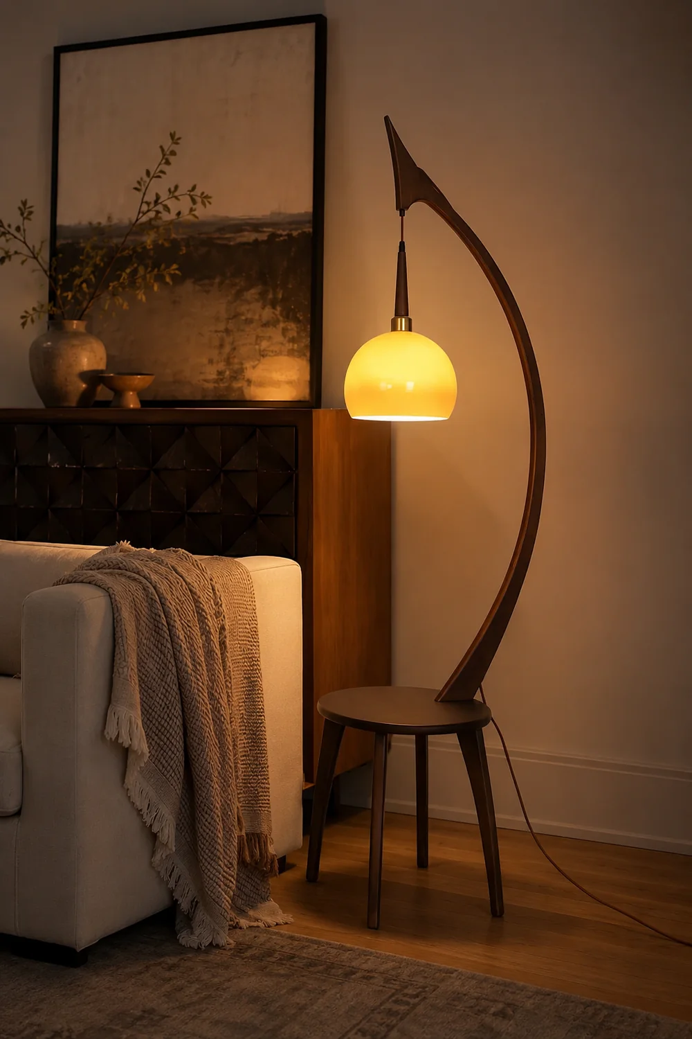 Arc Curve Floor Lamp - Lumpaz