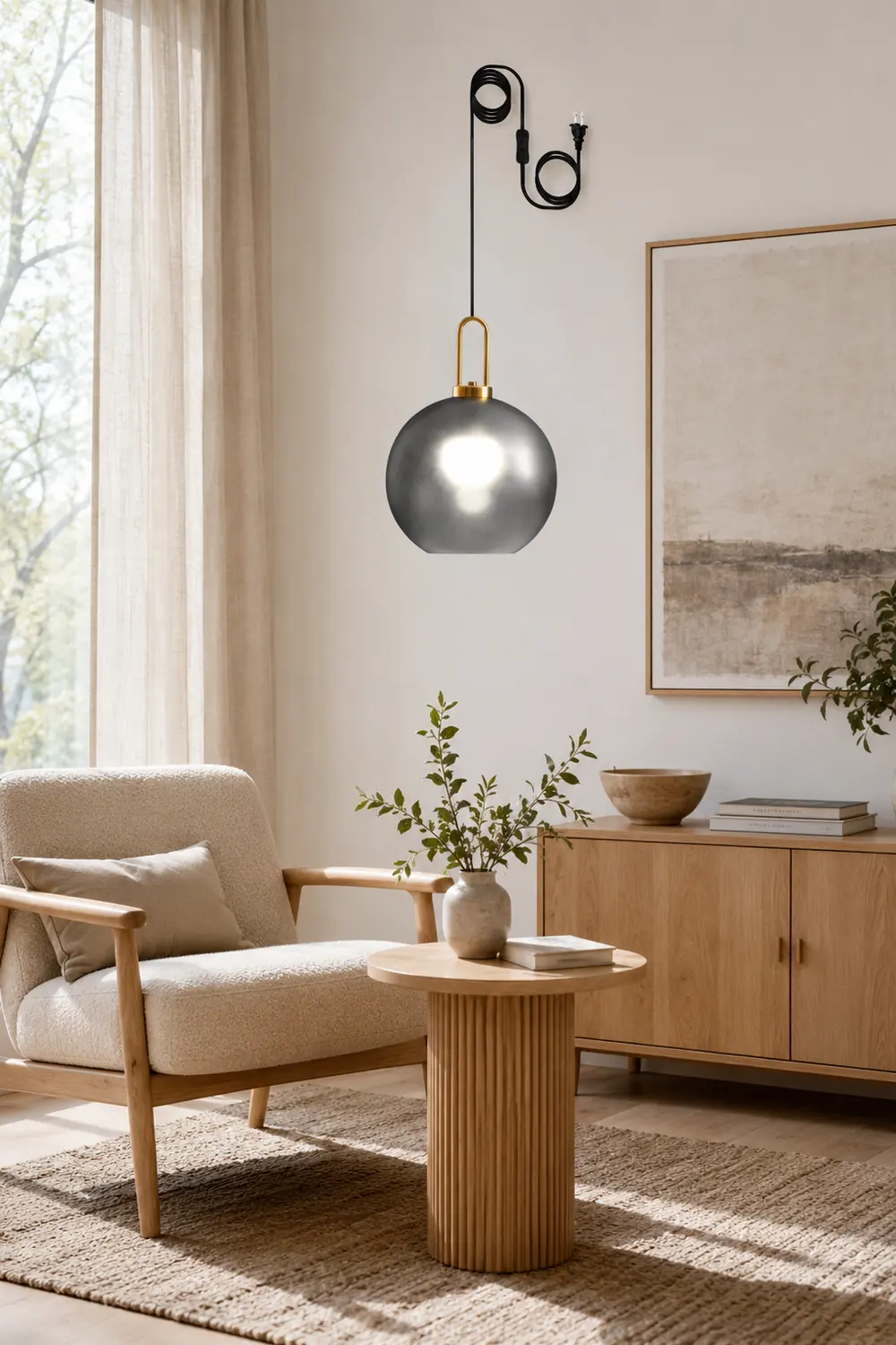 Pendulum Glass Swag Lights - Lumpaz