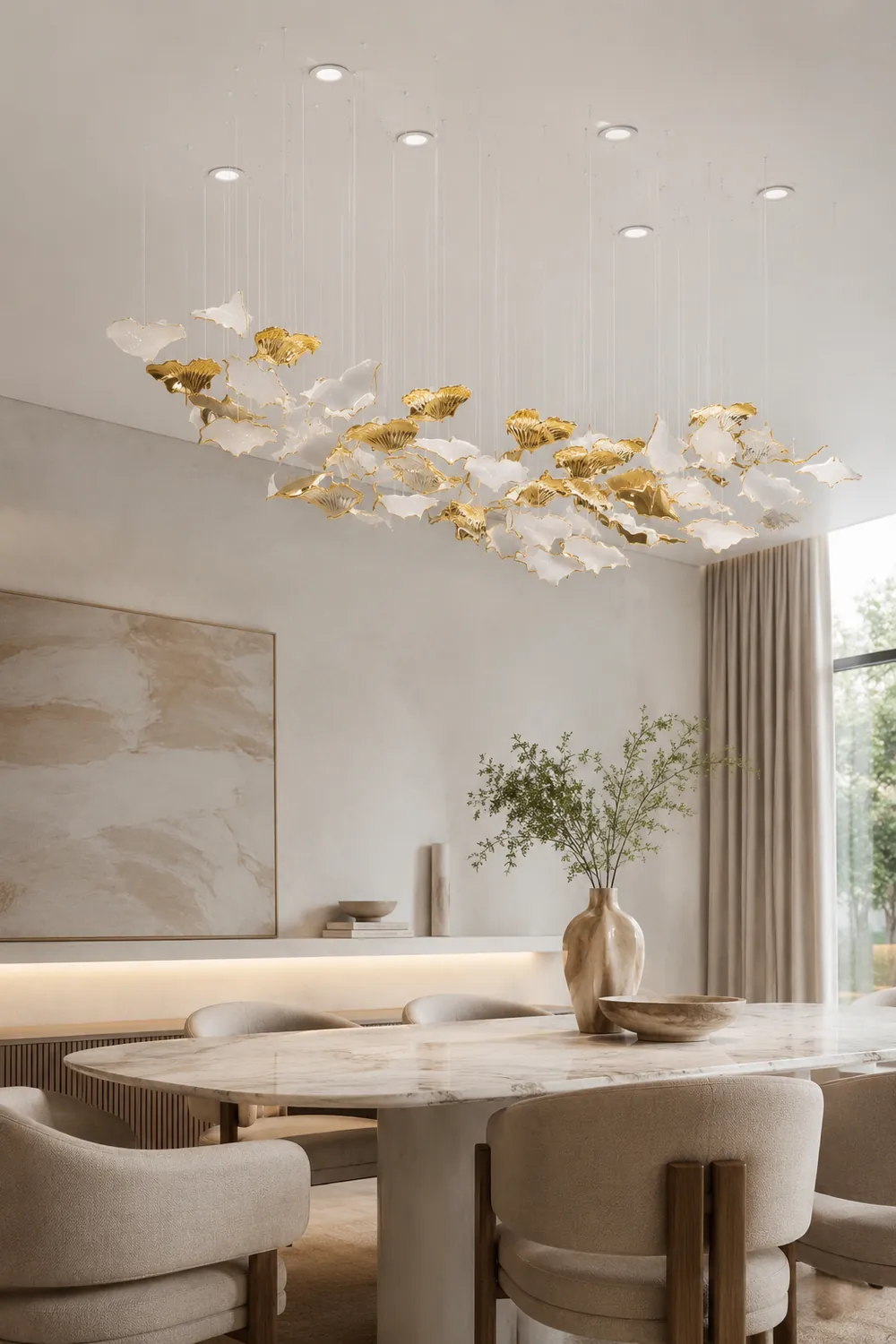 Ginkgo Tree Chandelier - Lumpaz