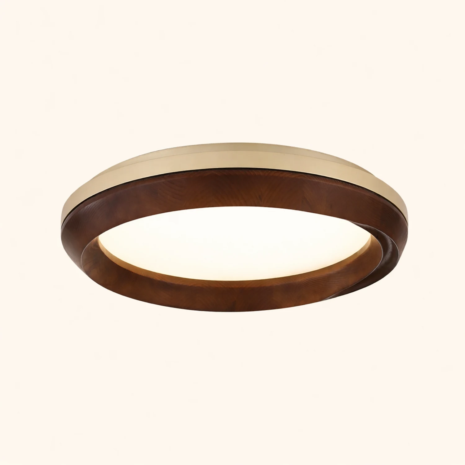 Ripple Wood Ceiling Light - Lumpaz