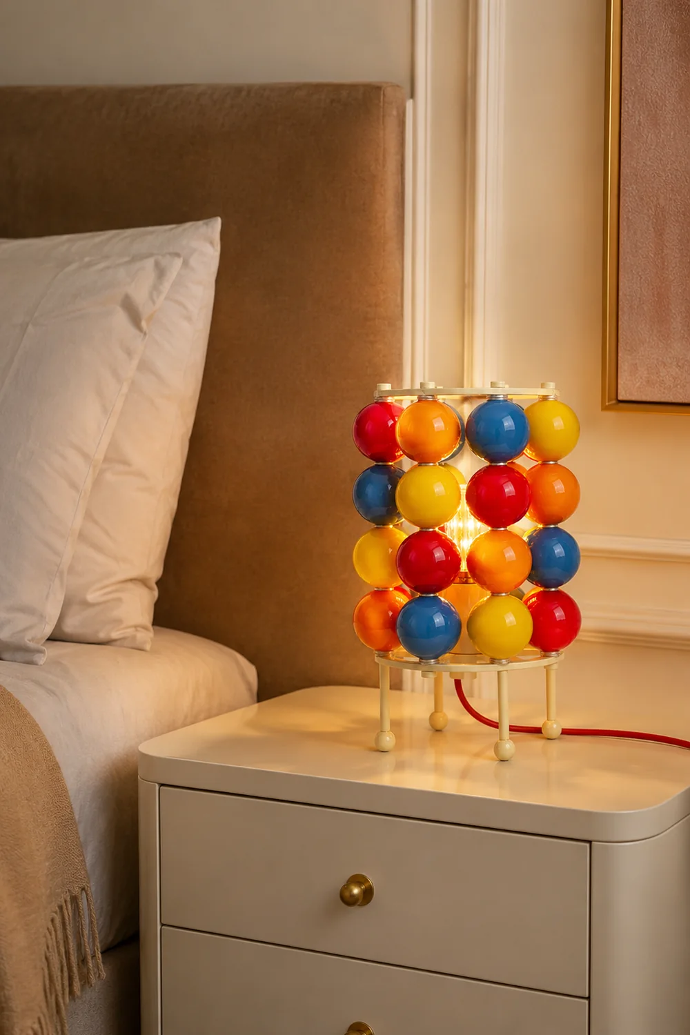 Panton Ball Table Lamp - Lumpaz