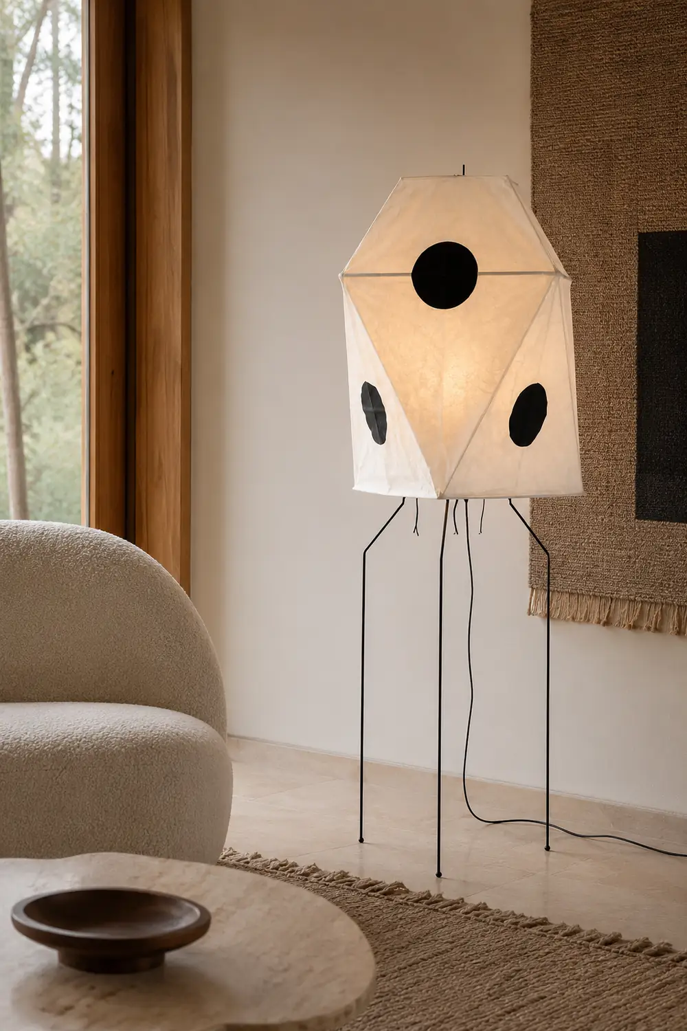 Origami Lantern Floor Lamp - Lumpaz