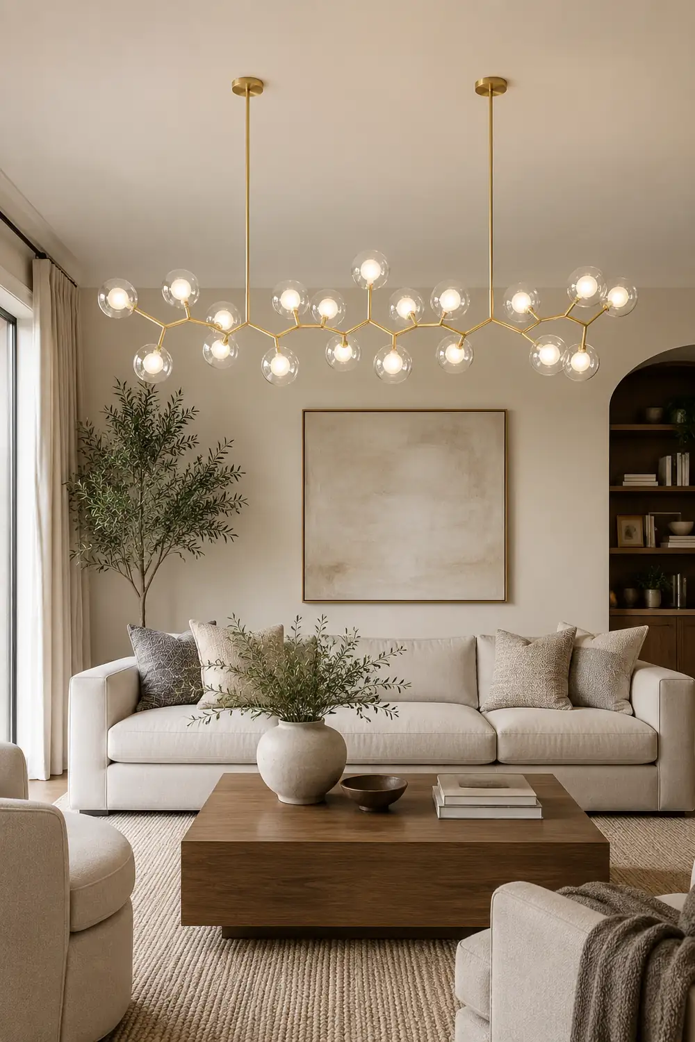 Molecular Glass Balls Chandelier - Lumpaz