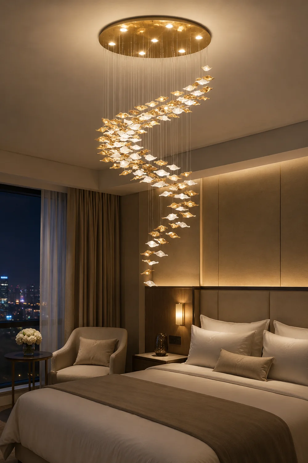 Whispering Kerchiefs Chandelier - Lumpaz