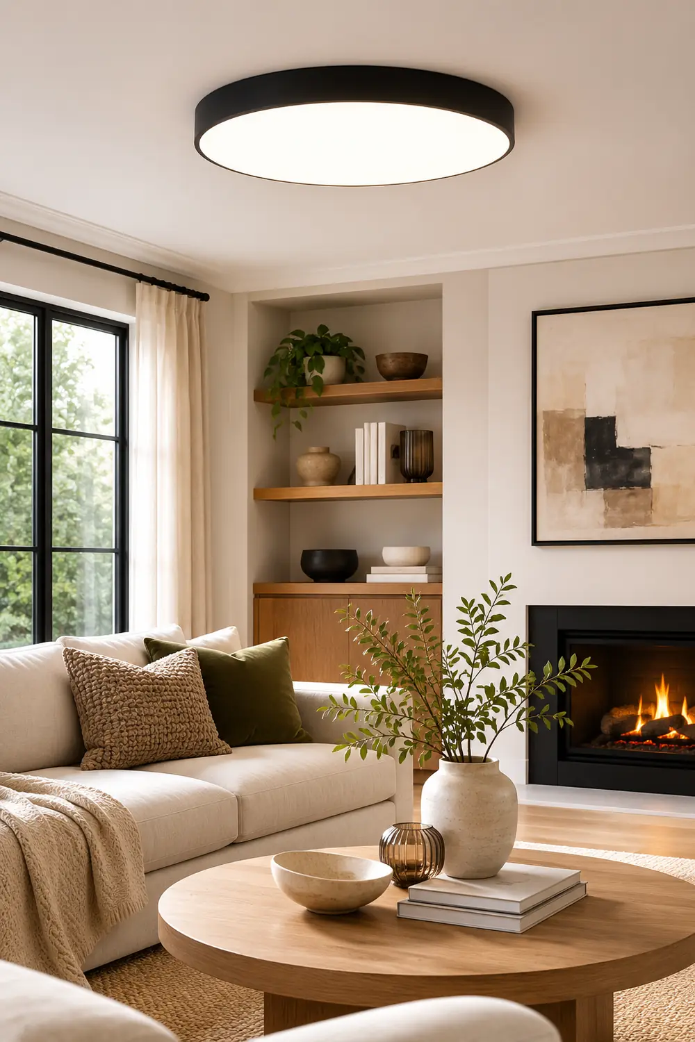Circular Slimline Ceiling Light - Lumpaz