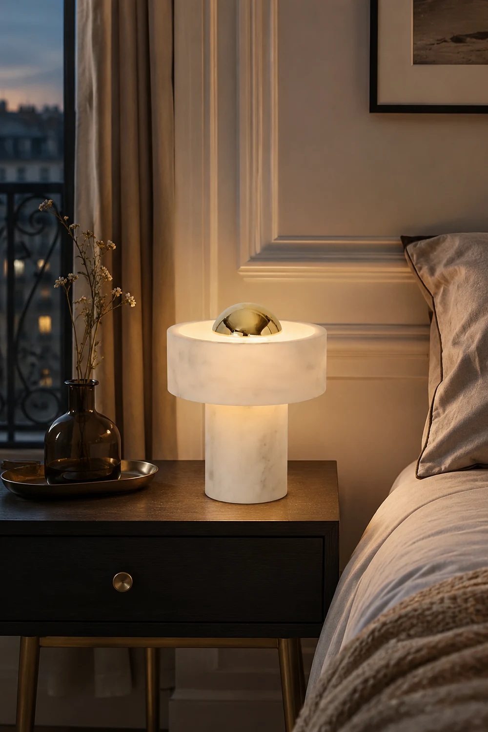 Marble Aura Table Lamp - Lumpaz